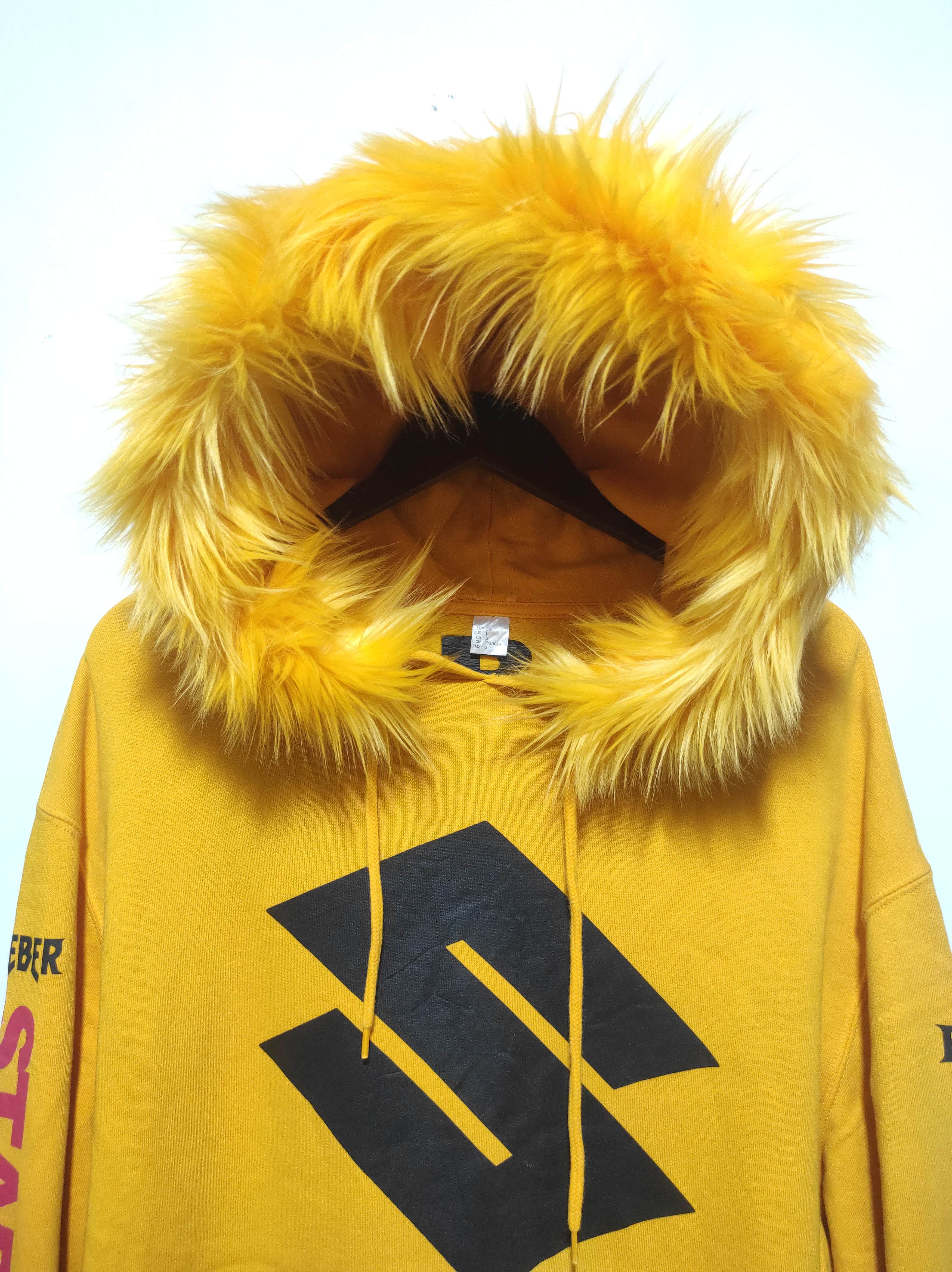 H&M Team Bieber Fur Hoodie IfSixWasNine LGB style Size US L / EU 52-54 / 3 - 4 Thumbnail