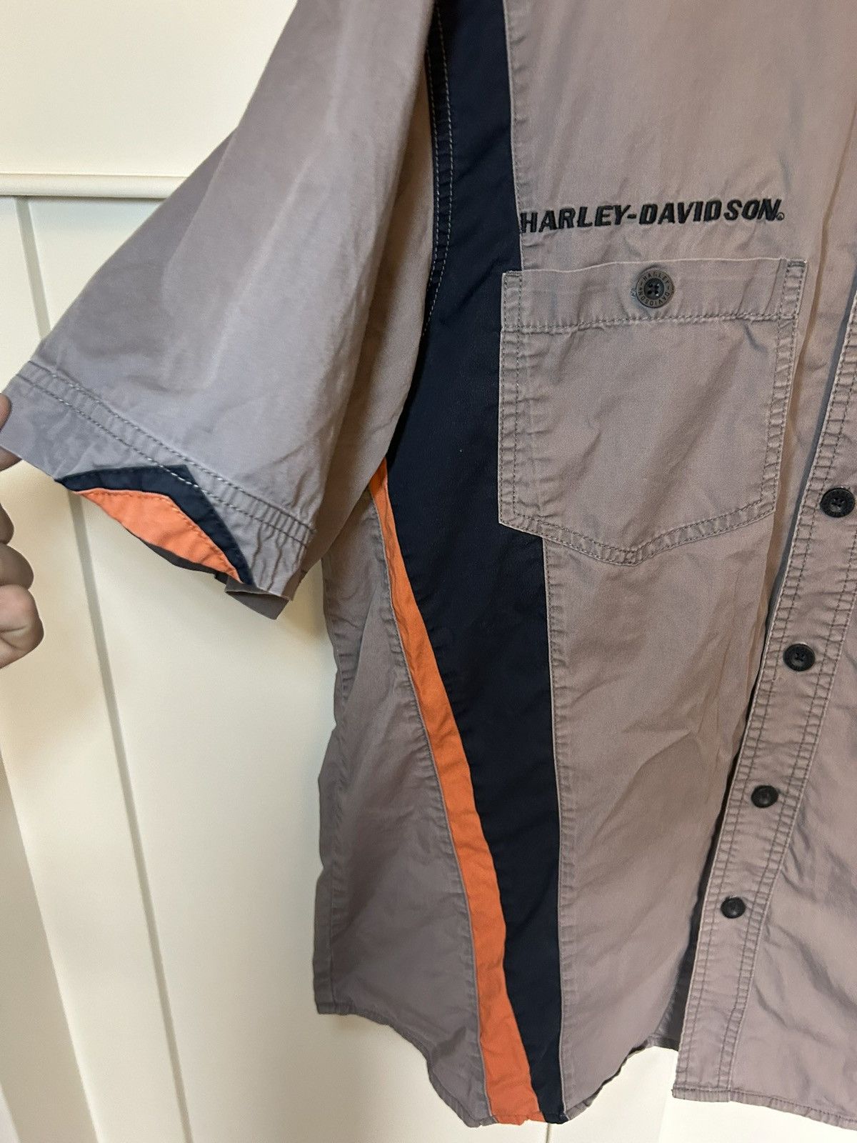 Harley Davidson Vintage Harley Davidson motorcycle button up shirt Size US L / EU 52-54 / 3 - 7 Thumbnail