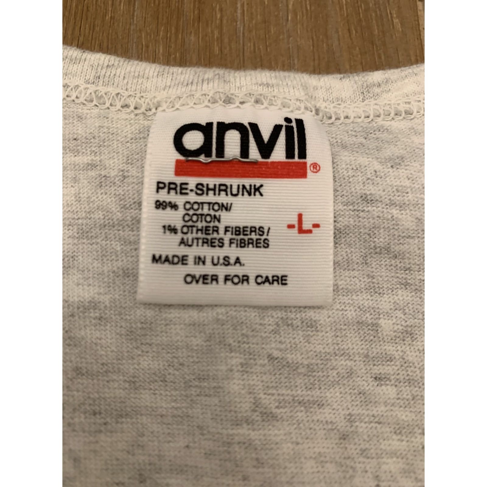 Anvil VINTAGE Daytona Beach Florida Tank Top Shirt Adult XL Gray Anvil Tag Single Stitch Men's Beach Size US XL / EU 56 / 4 - 3 Thumbnail