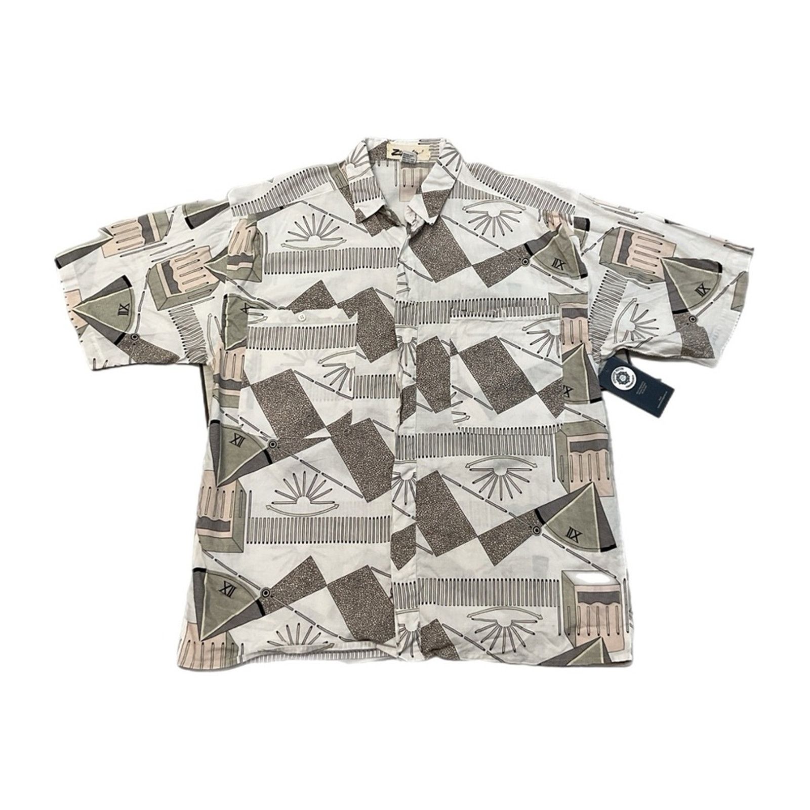 Vintage Zeppelin Button-Up Shirt Size US L / EU 52-54 / 3 - 1 Thumbnail