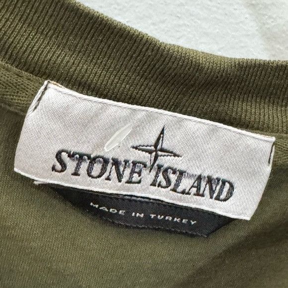 Stone Island Stone Island Compass Patch Crewneck T-Shirt Green Men’s Larg Size US L / EU 52-54 / 3 - 3 Thumbnail