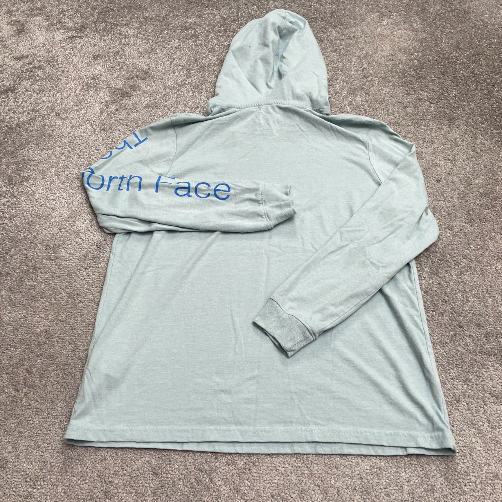 The North Face The North Face Pullover Hoodie Sweatshirt Women M Green Logo Lightweight Shorter Puffer? Size M / US 6-8 / IT 42-44 - 2 Thumbnail