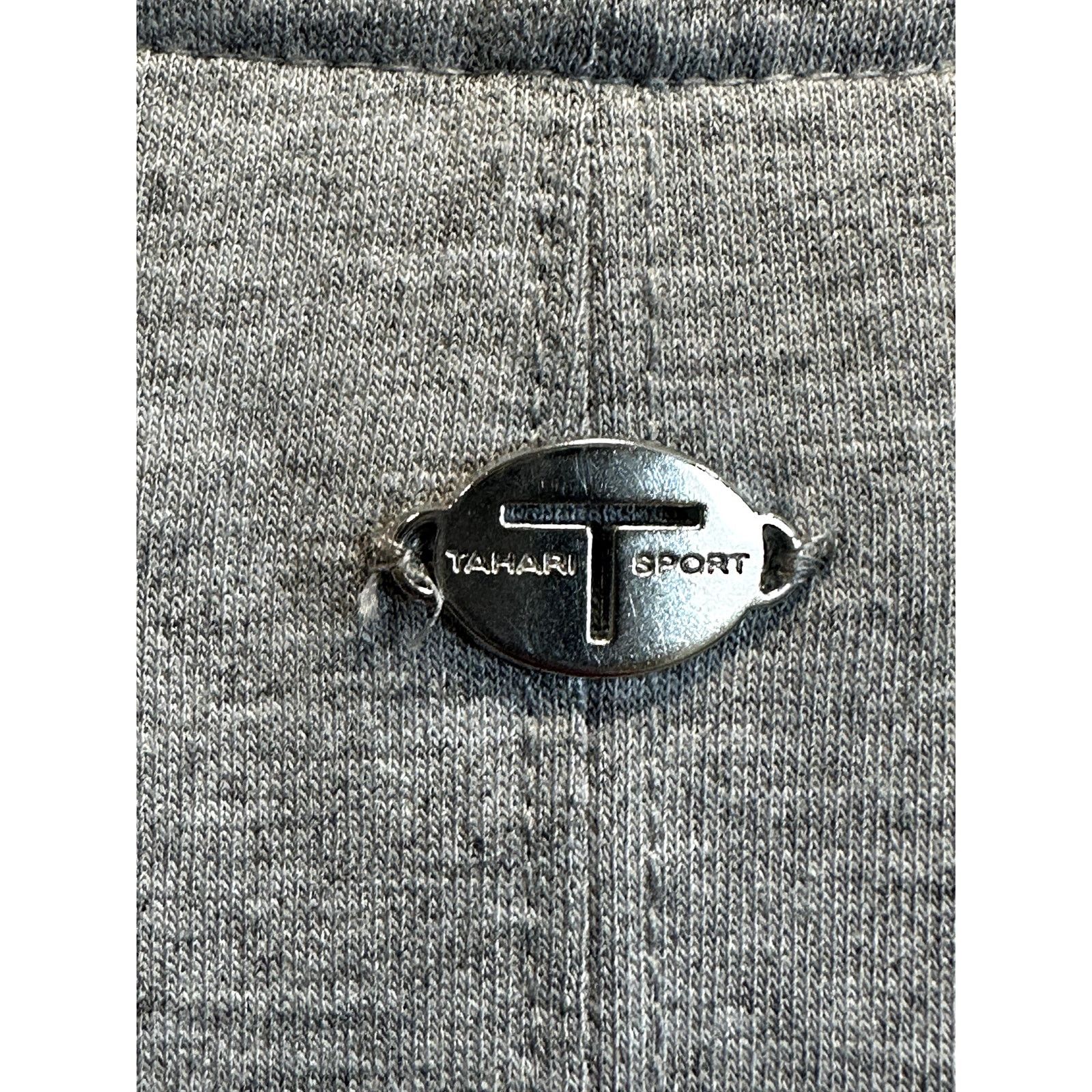 Other Tahari Sport Gray Relaxed Fit Long Sleeve Athleisure Top M Size M / US 6-8 / IT 42-44 - 7 Thumbnail
