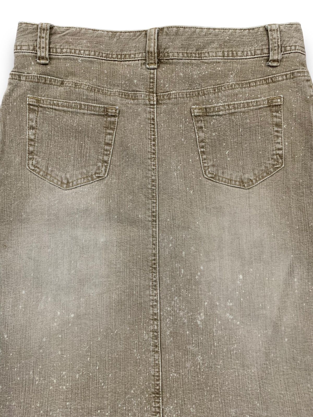 Japanese Brand Vintage Japanese Brand Washed Denim Mini Skirt Jeans Size 29" - 10 Thumbnail