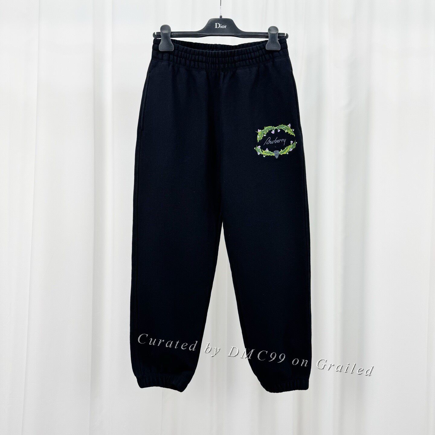 Burberry Burberry 25 Embroidered Floral Letter Casual Pants Size 22" - 1 Thumbnail