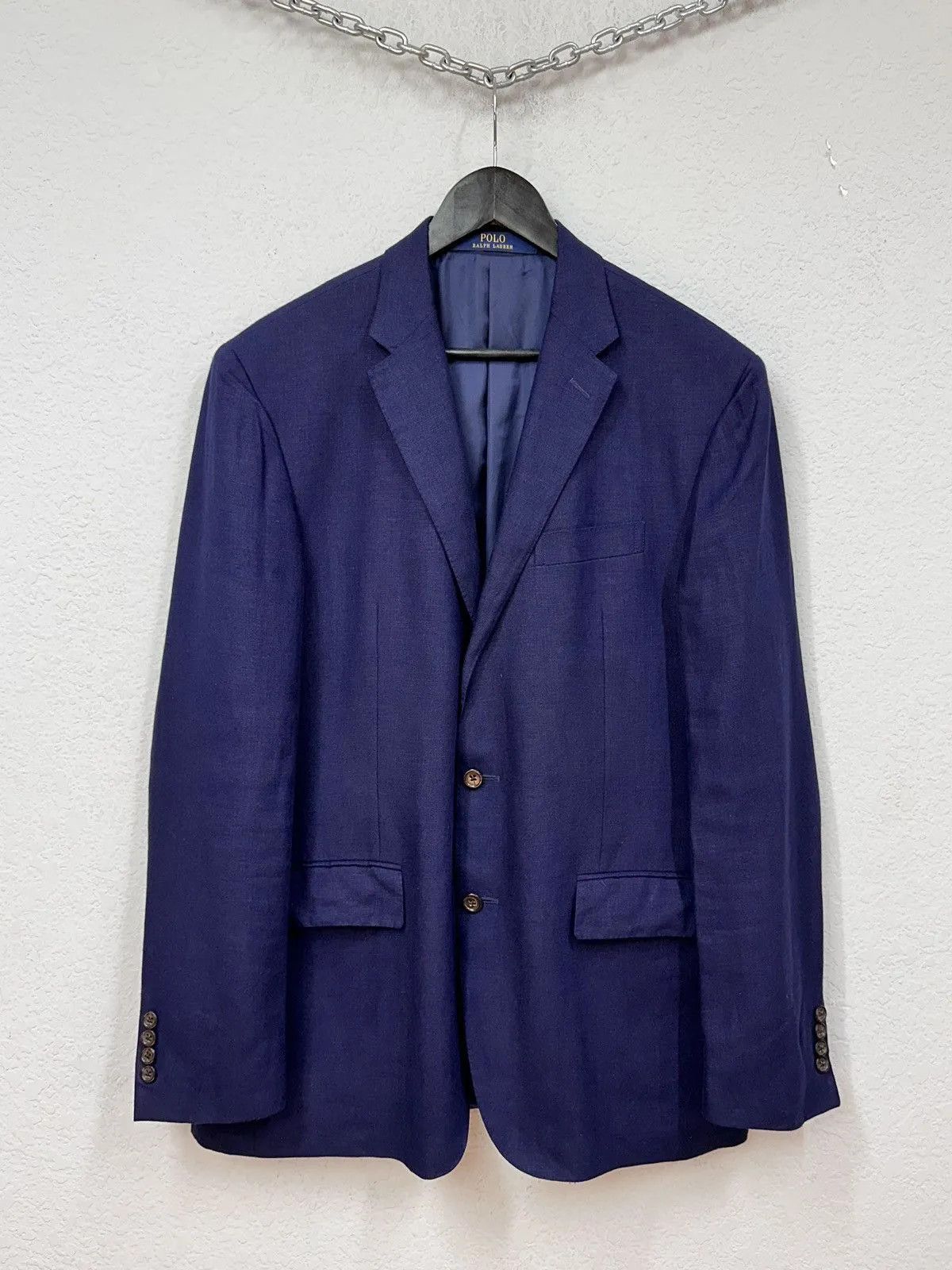 Ralph Lauren Polo Ralph Lauren Linen Blazer RRL Jacket Purple Lable Size US L / EU 52-54 / 3 - 2 Thumbnail