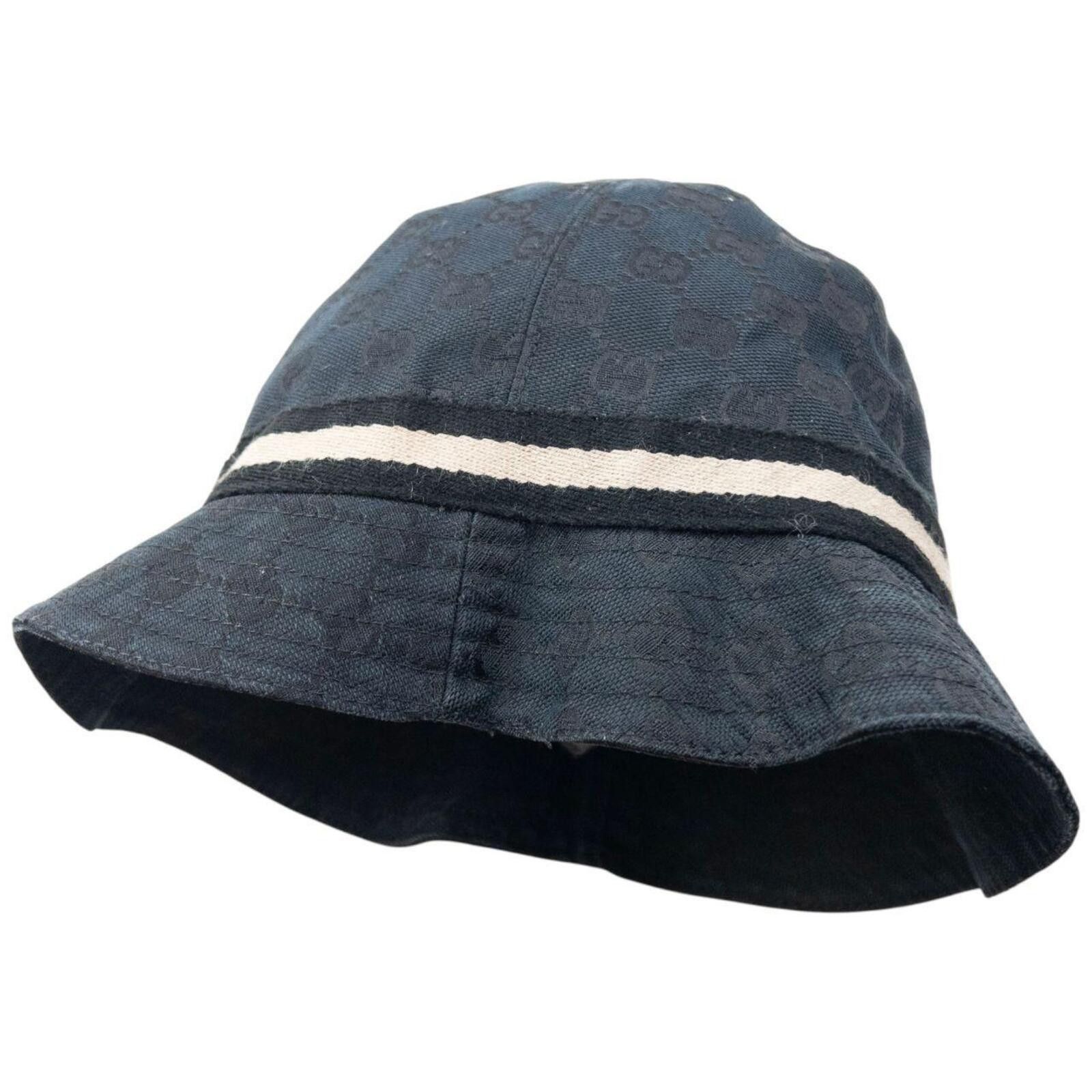 Gucci Vintage 2000s Gucci Monogram Bucket Hat Size XS Size ONE SIZE - 4 Thumbnail