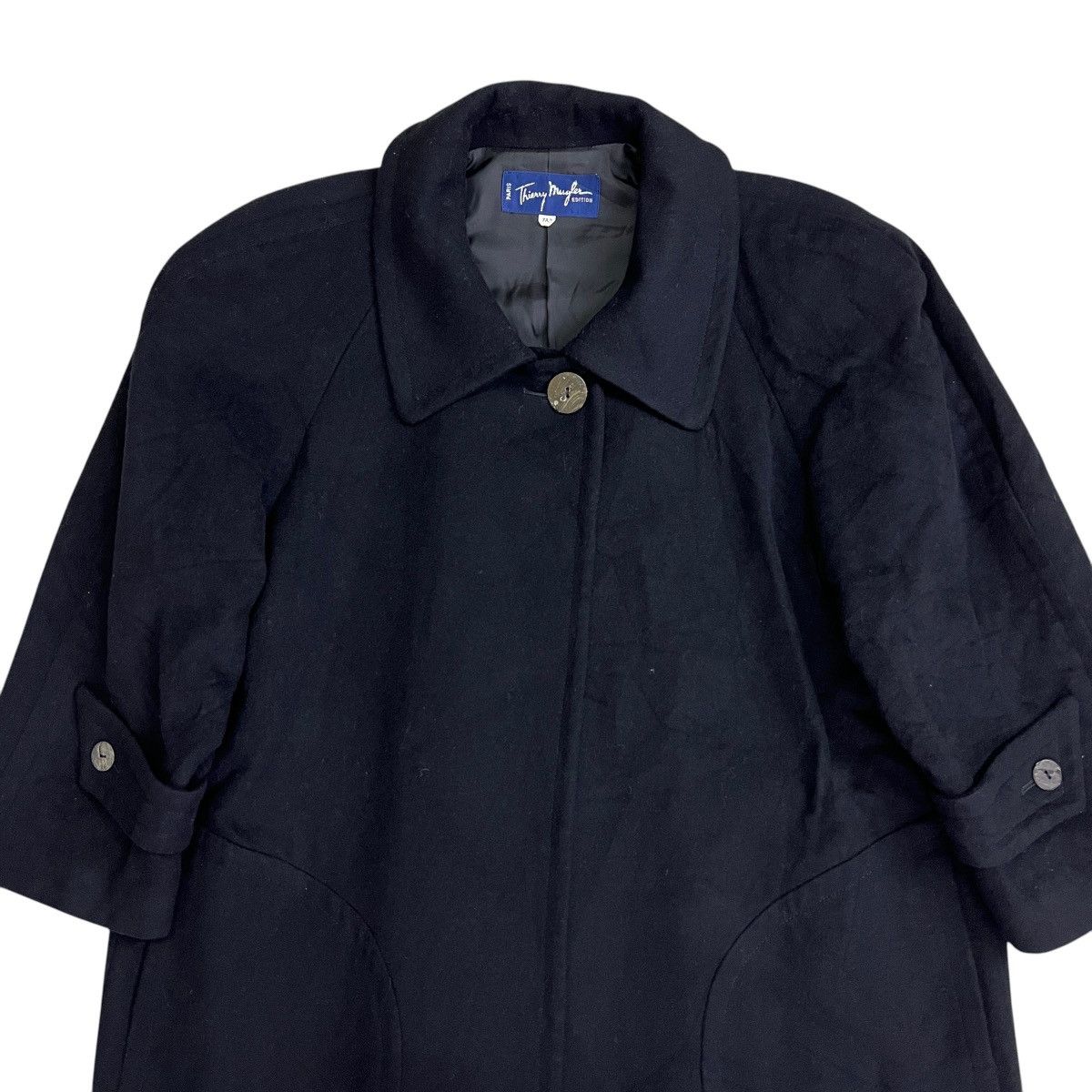 Mugler 🔥 VINTAGE THIERRY MUGLER ONE BUTTON COAT Size M / US 6-8 / IT 42-44 - 6 Thumbnail