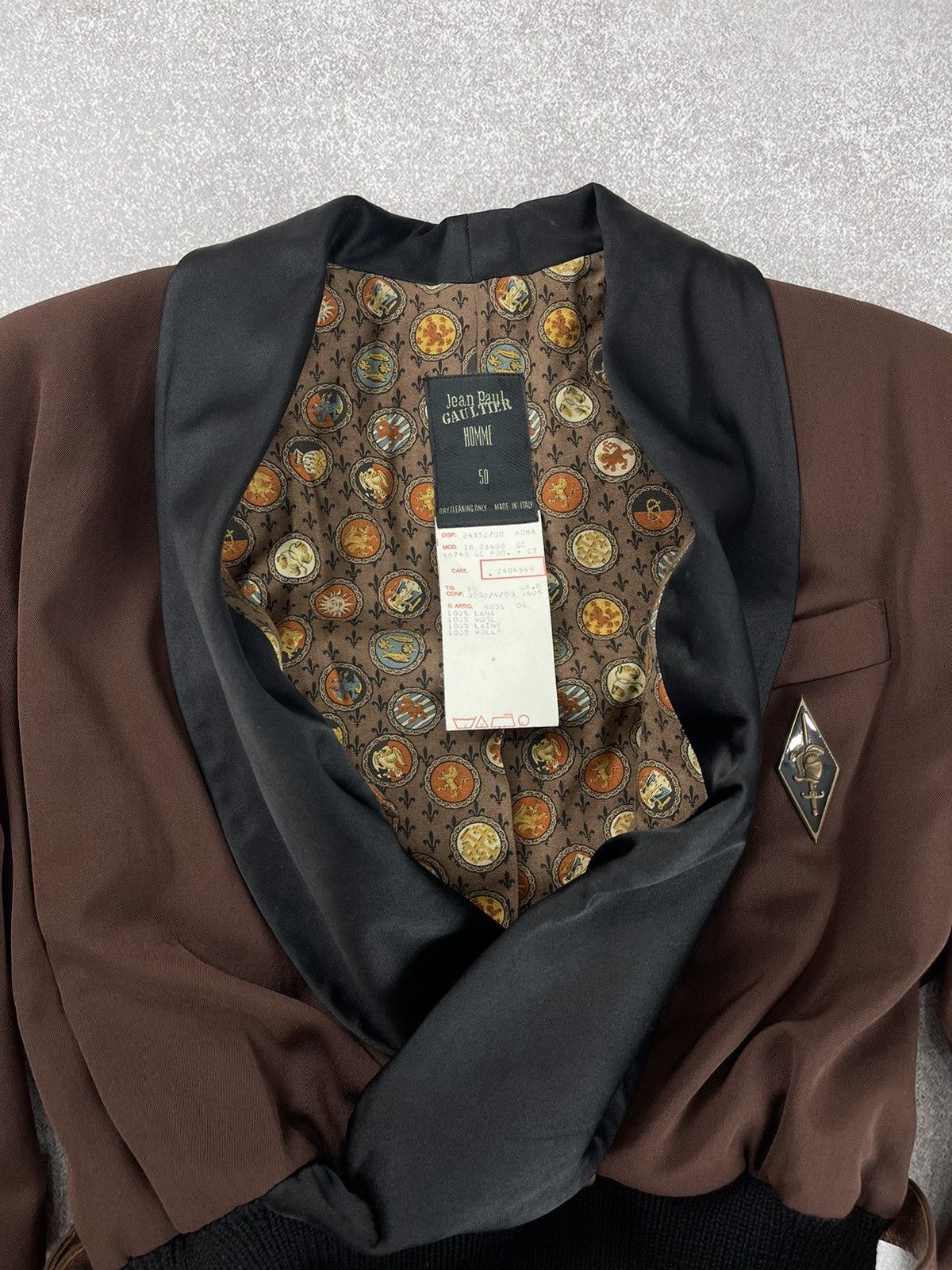 Jean Paul Gaultier 80-90’s Jean Paul Gaultier Homme Archival Blazer Jacket Size US M / EU 48-50 / 2 - 12 Thumbnail