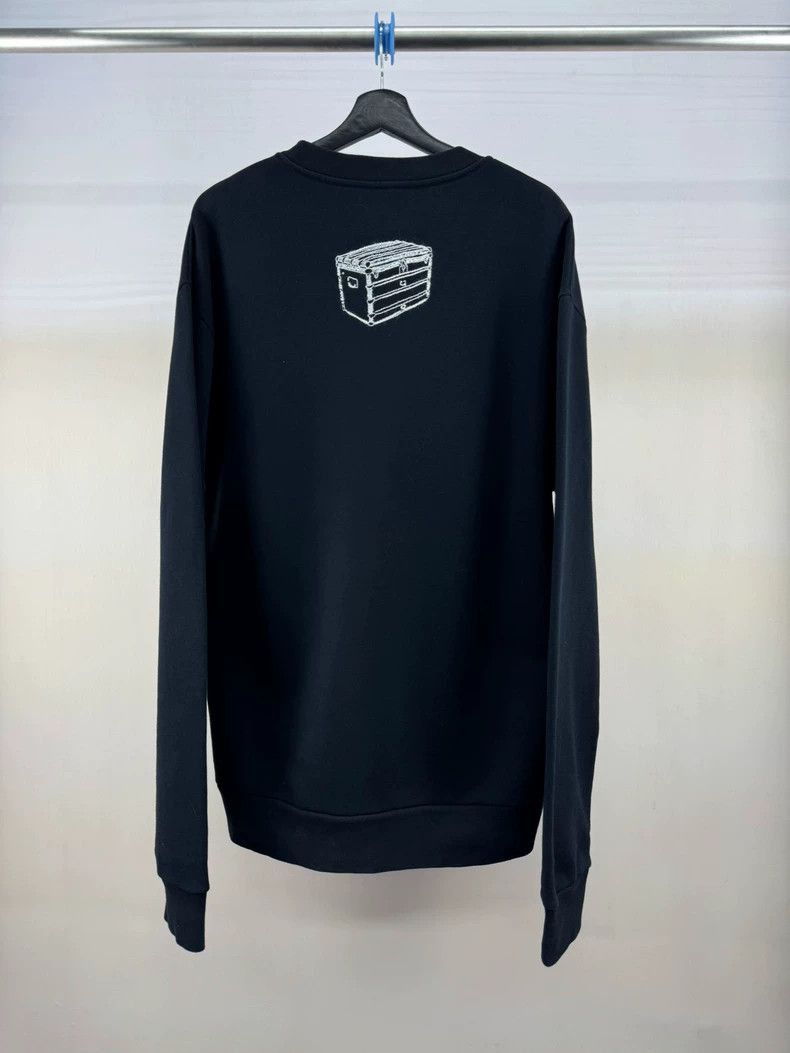 Louis Vuitton Louis Vuitton Black Embroidered Hoodie -2505 Size US L / EU 52-54 / 3 - 2 Thumbnail