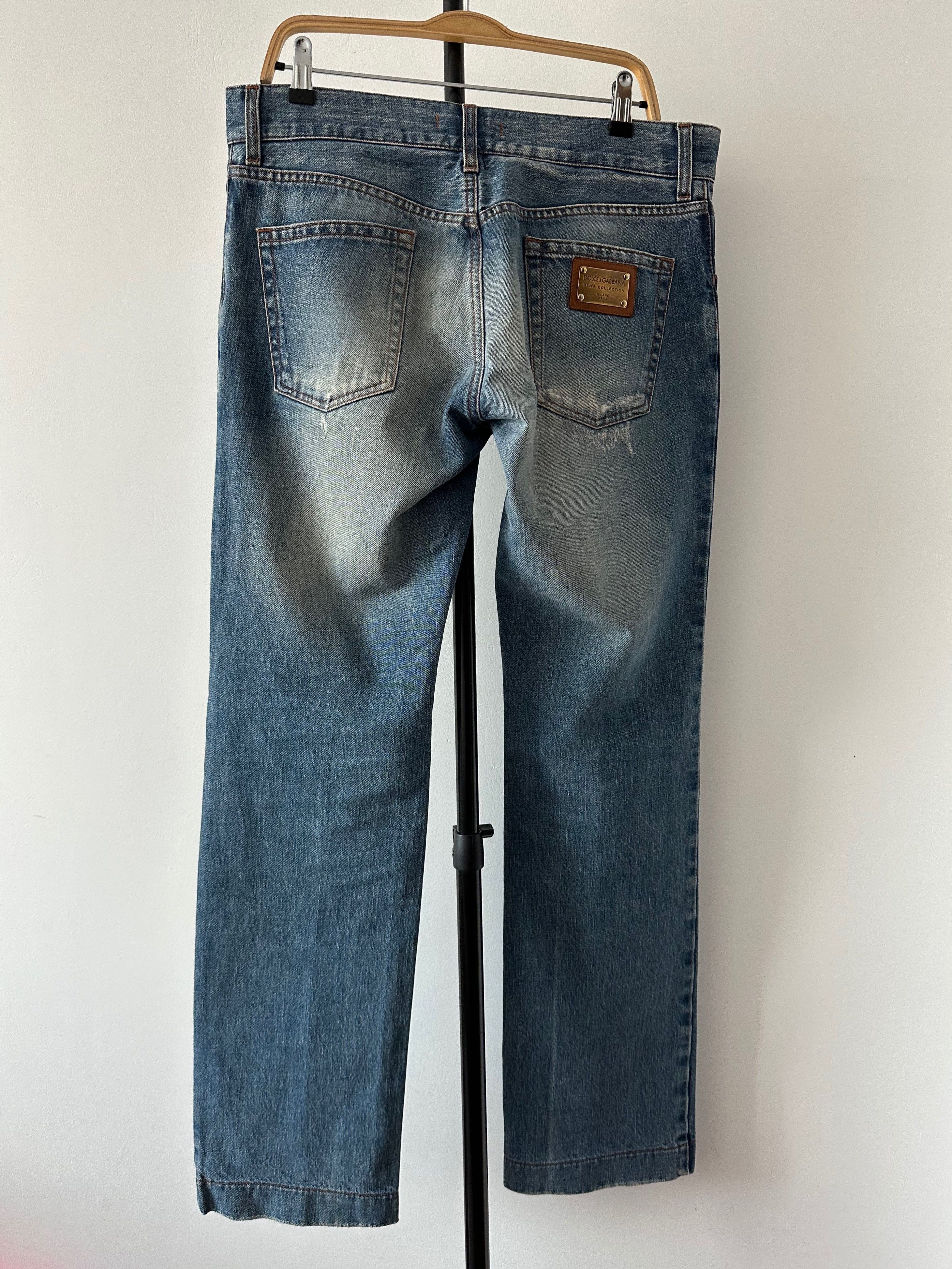 Dolce & Gabbana Dolce & Gabbana 16 washed denim pants keans trousers Size US 32 / EU 48 - 9 Thumbnail