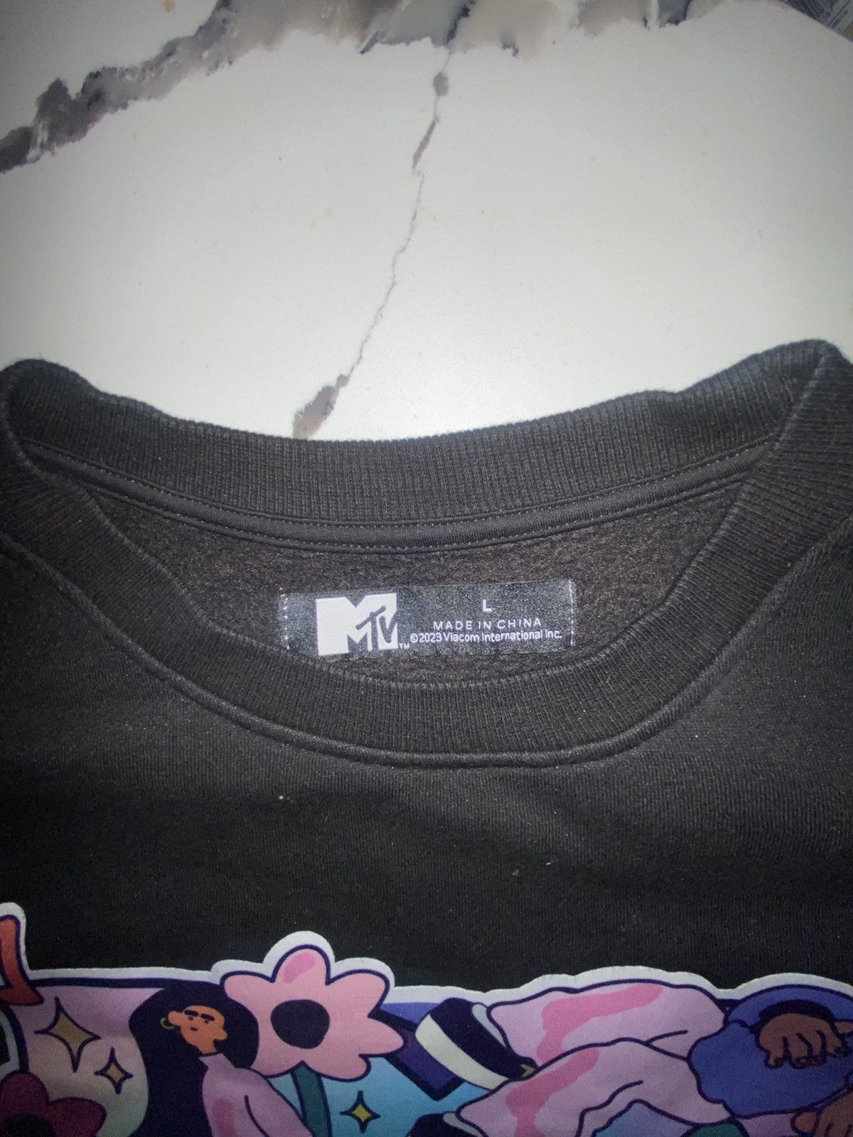 Mtv Rare Black MTV Sweatshirt Size US L / EU 52-54 / 3 - 3 Thumbnail