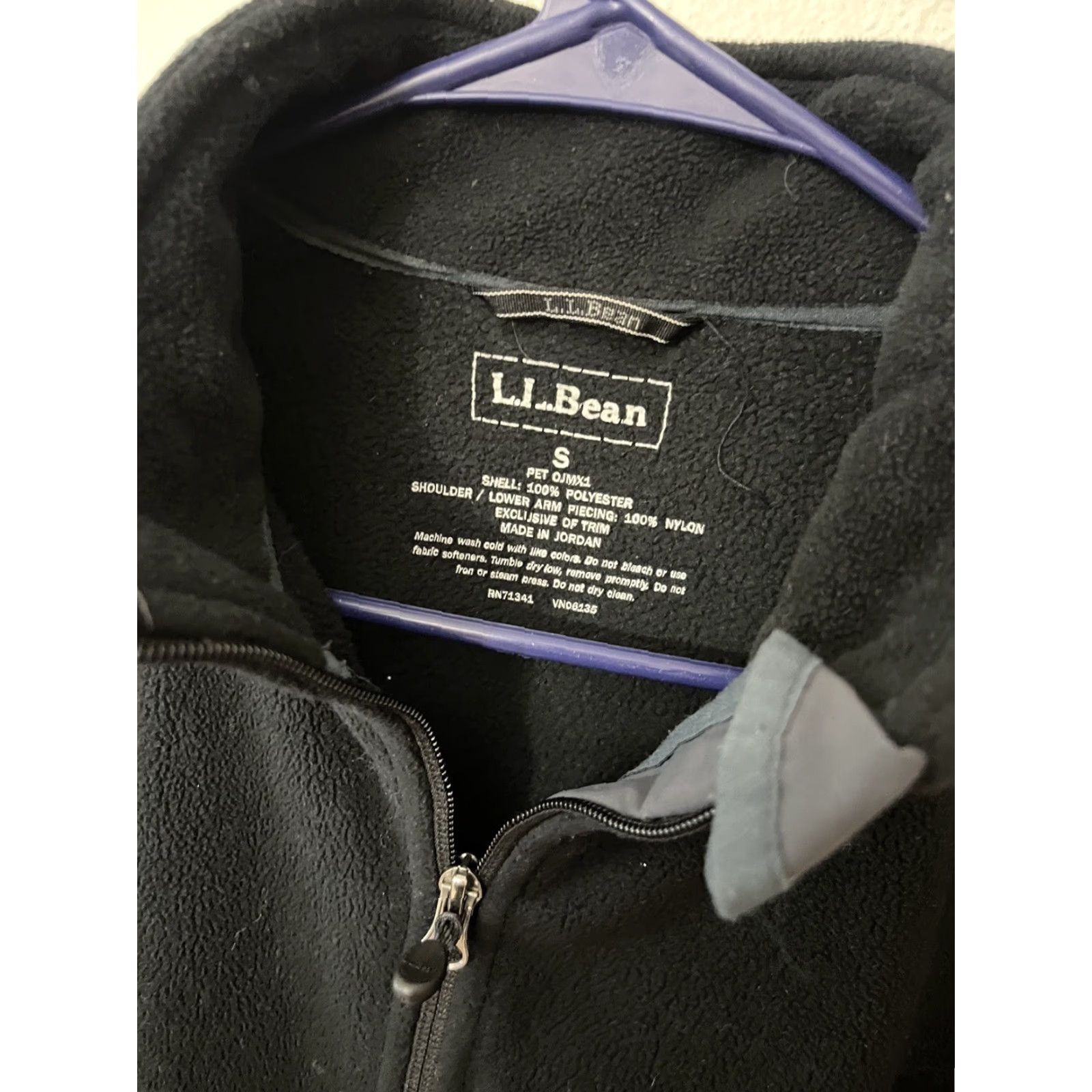 Vintage L.L. Bean Jacket Women’s Small Black Gray Polartec Full Zip Fleece Outdoors Size S / US 4 / IT 40 - 2 Thumbnail