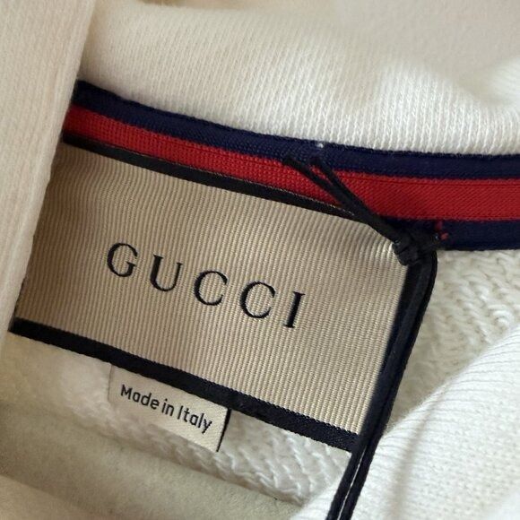Gucci NWT Gucci Gucci GG Logo Motif Embroidered Hoodie Sz S 100% A Size S / US 4 / IT 40 - 5 Thumbnail