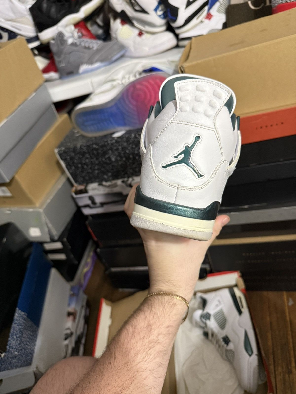 Jordan Brand Jordan retro 4 oxidized green sz 11 Size US 11 / EU 44 - 4 Thumbnail