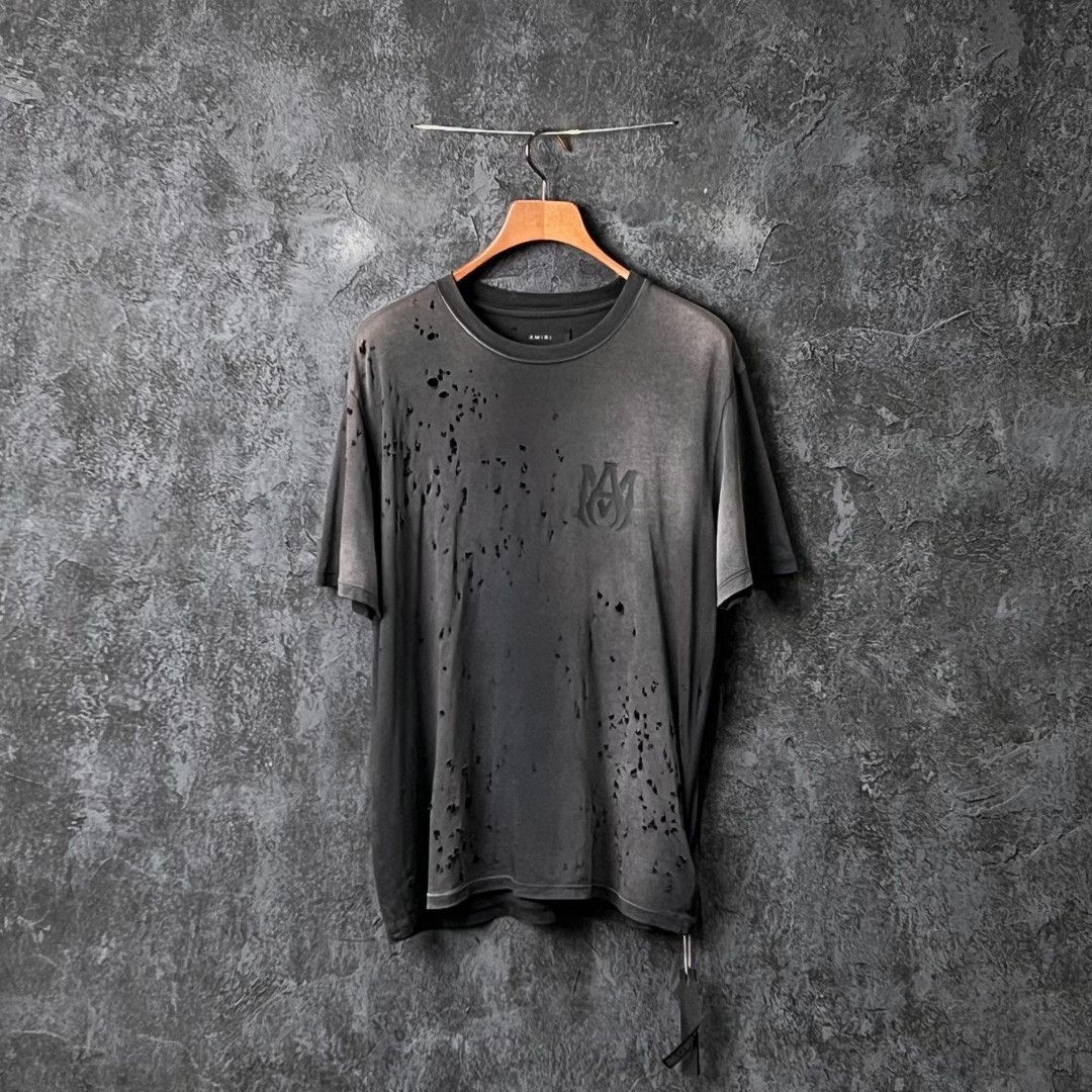 Amiri Amiri Cotton Black T-Shirt m Men Size US M / EU 48-50 / 2 - 1 Thumbnail
