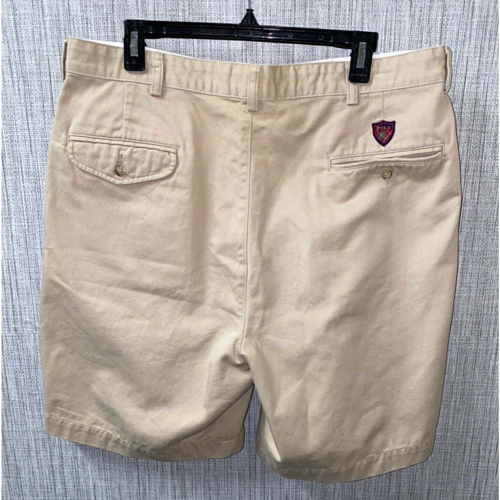 Vintage Polo Golf Mens Shorts Cotton Beige Zip Fly Casual Waist 36 Mens Size US M / EU 48-50 / 2 - 4 Thumbnail