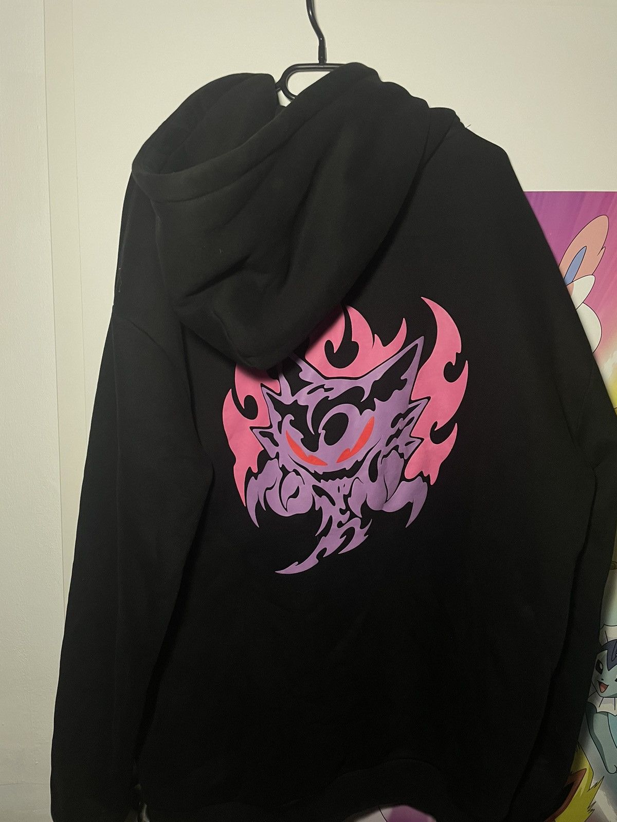 image of Onlycurse Haunter Zip Hoodie Very Pokemon Black, Men's (Size 2XL)