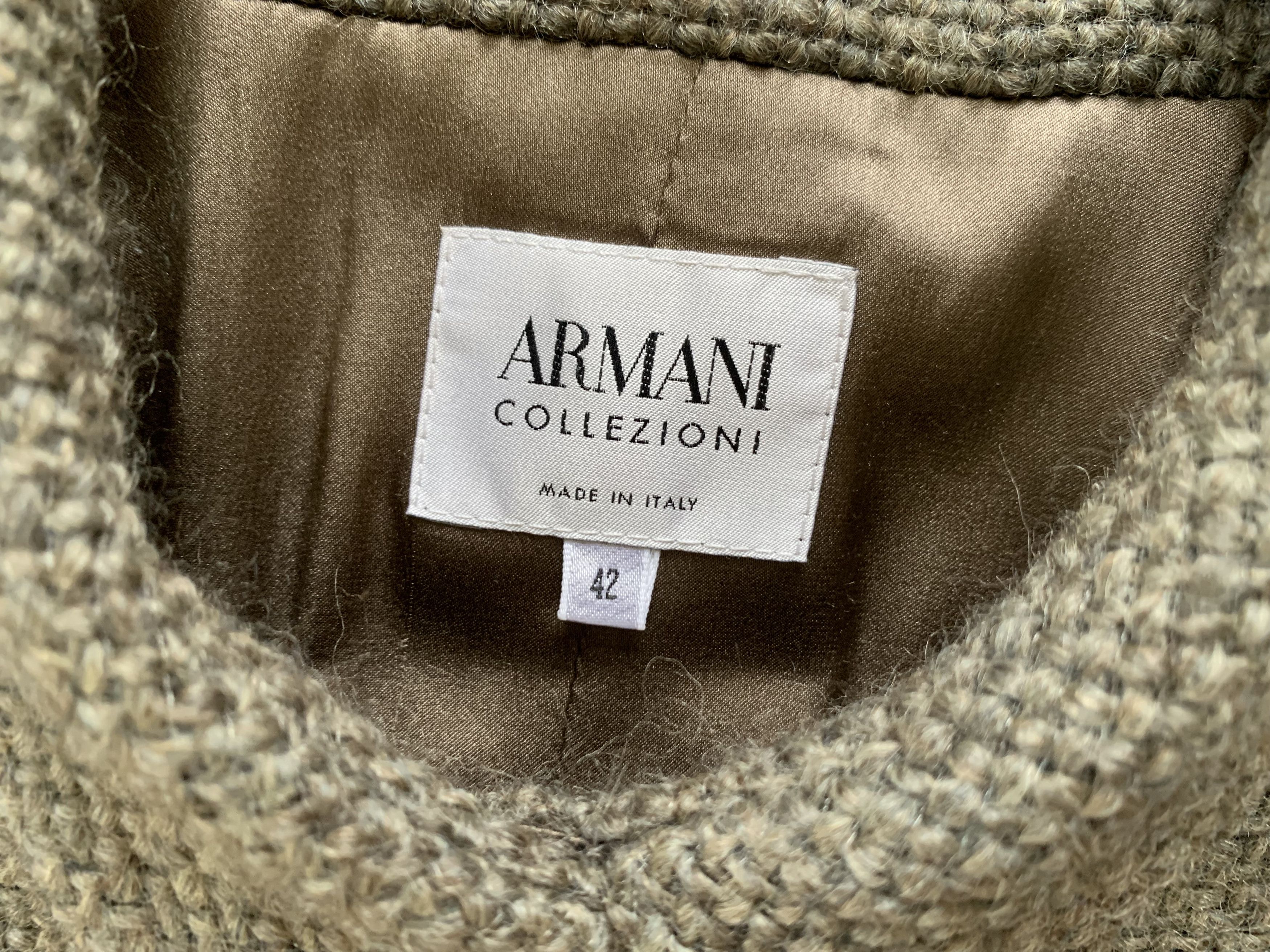 Giorgio Armani Armani Colezzioni Vintage Wool Cropped Jacket Size M / US 6-8 / IT 42-44 - 6 Thumbnail
