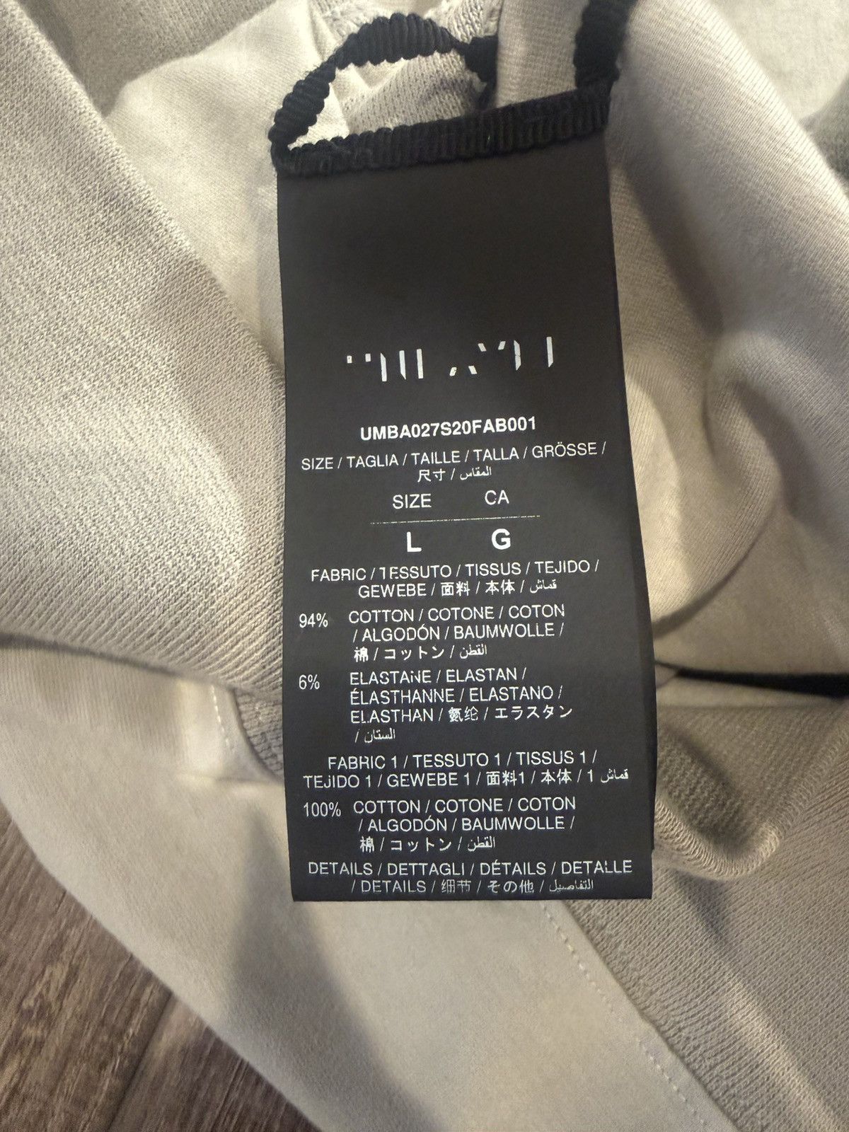 Unravel Project UNRAVEL PROJECT LONG SLEVE TEE SIZE LARGE Size US L / EU 52-54 / 3 - 5 Thumbnail