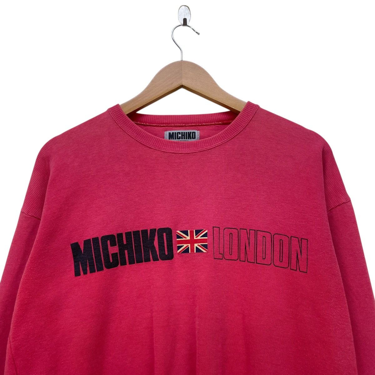 Michiko Koshino London 💥Vintage Michiko London Spell Out Big Logo Sweatshirt Size US M / EU 48-50 / 2 - 3 Thumbnail