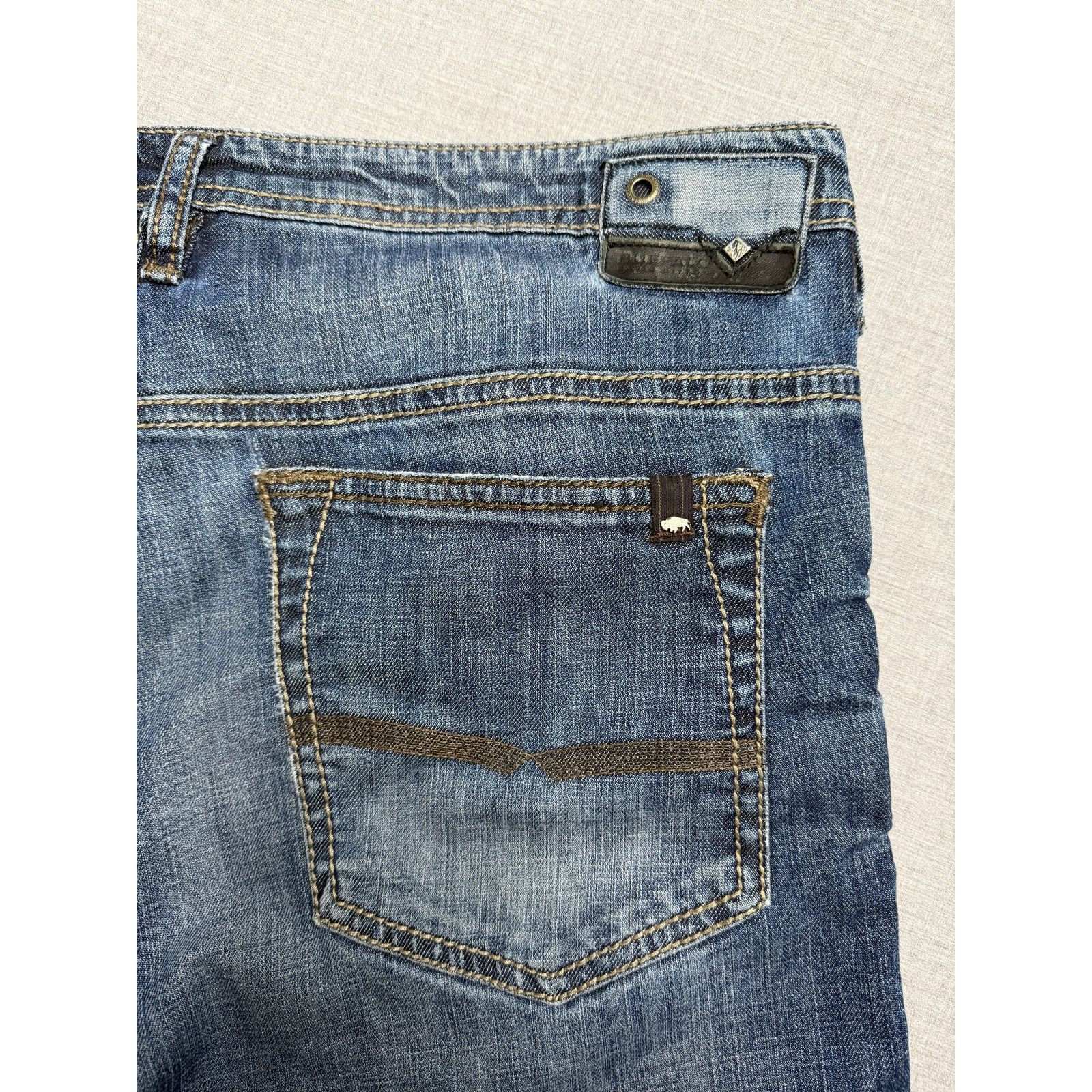 Buffalo David Bitton Buffalo David Bitton Driven Straight Fit Jeans 40x34 Size US 40 / EU 56 - 5 Thumbnail