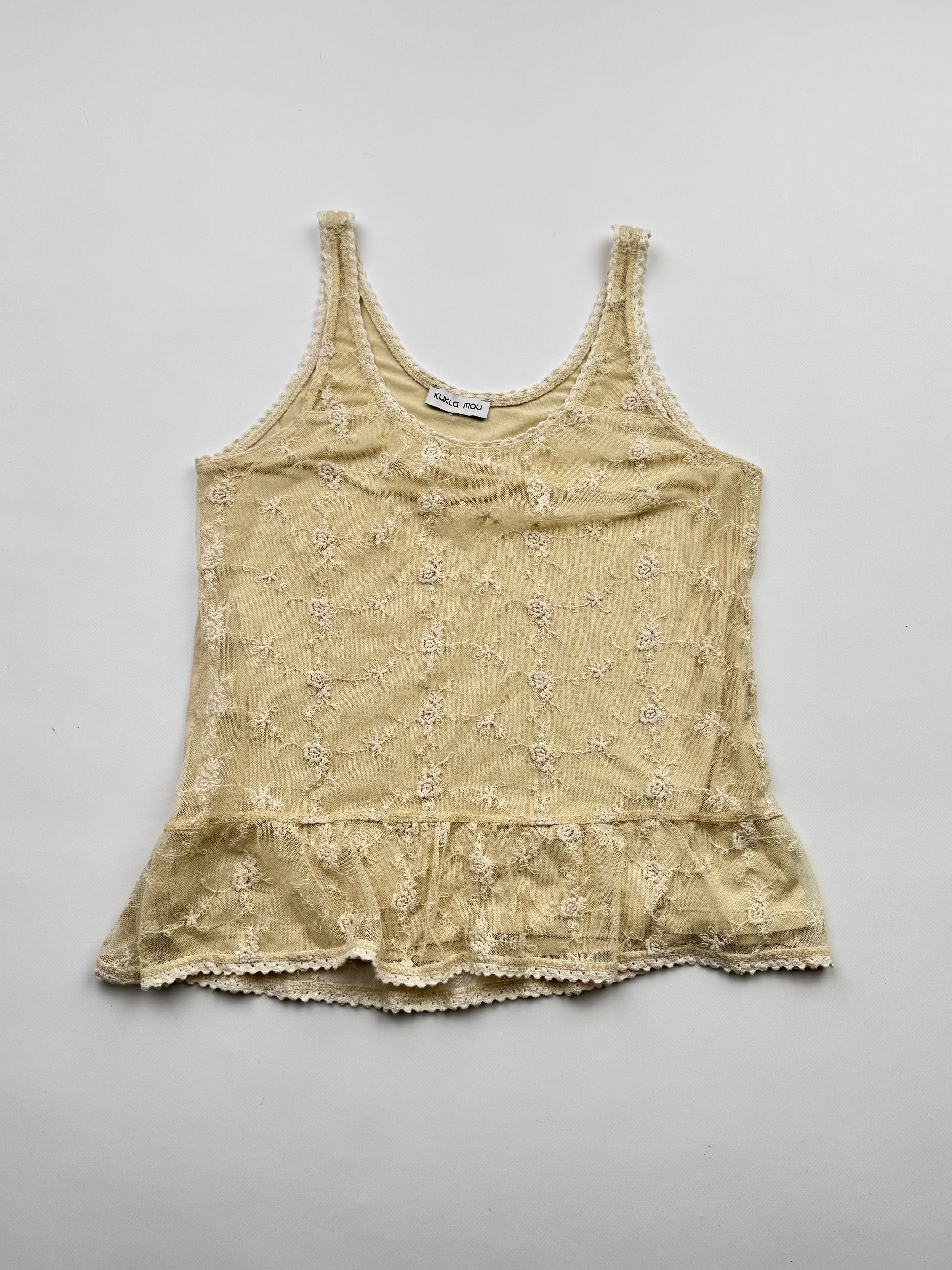 Japanese Brand Vintage Tank Top B317(V356)E2 Size M / US 6-8 / IT 42-44 - 1 Thumbnail