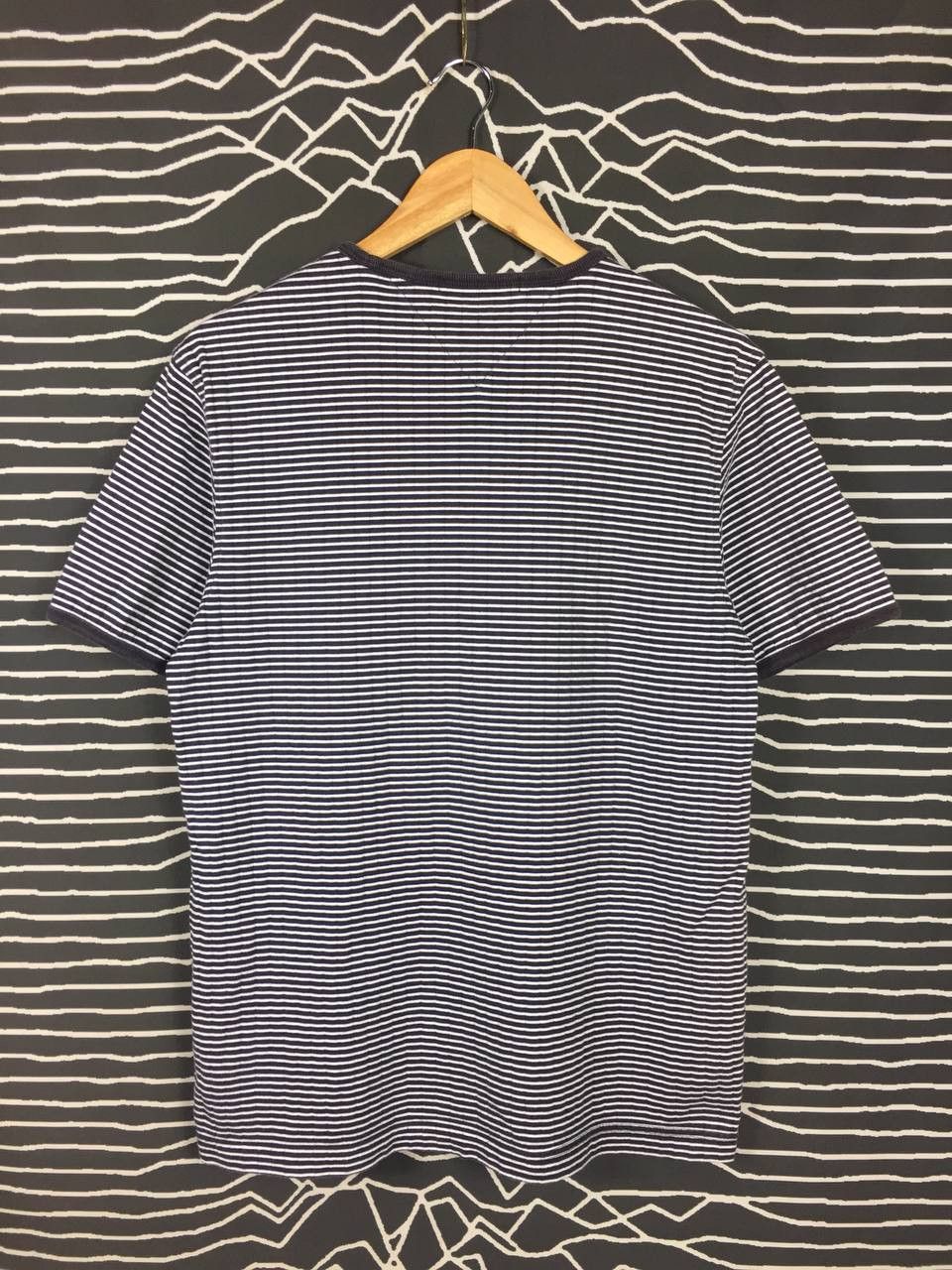 Tommy Hilfiger × Vintage Vtg Tommy Hilfiger Small Logo Striped Ringer Tee Size US M / EU 48-50 / 2 - 5 Thumbnail