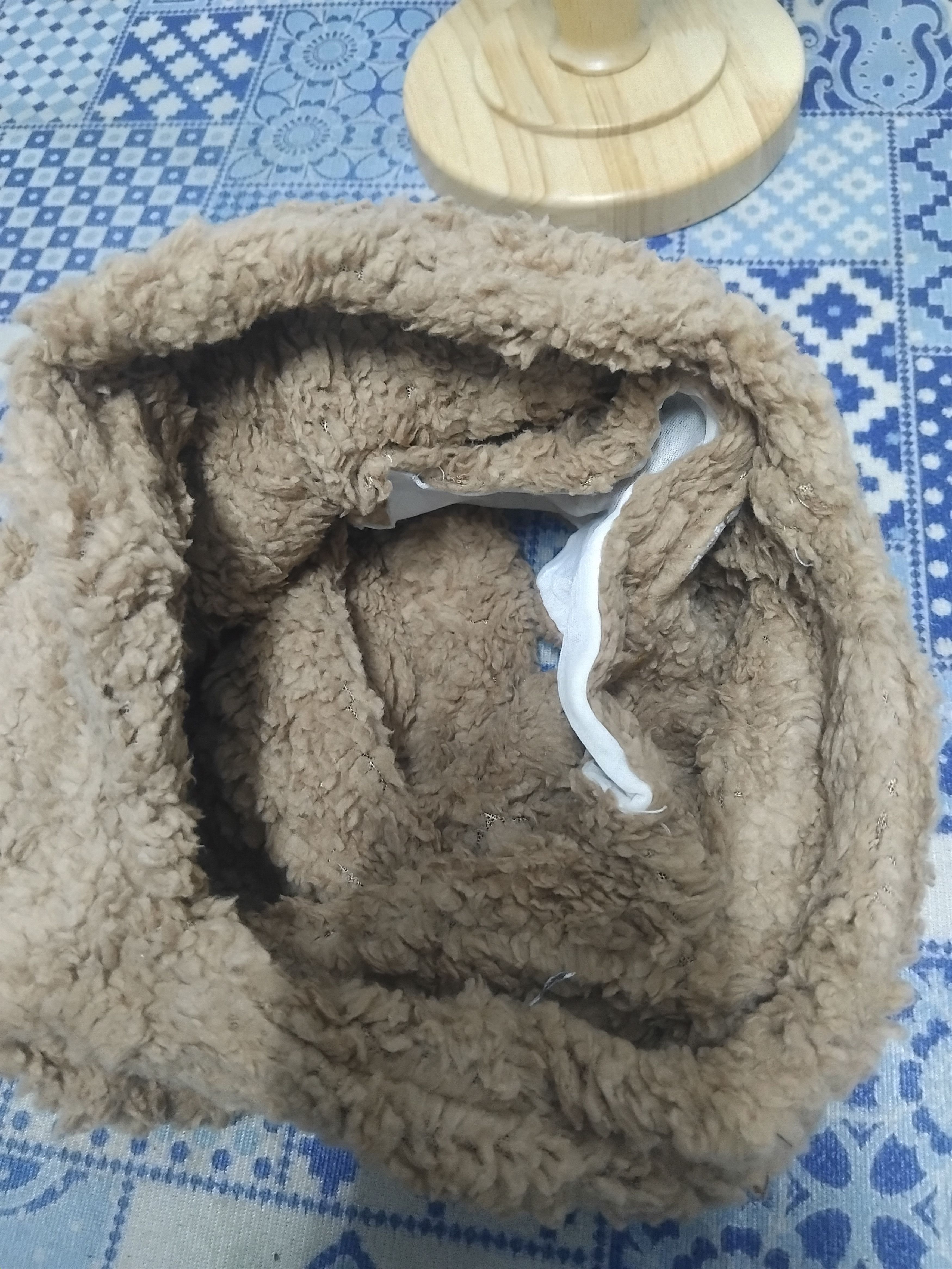 Japanese Brand Bear Beige balaclava hat Size ONE SIZE - 2 Thumbnail