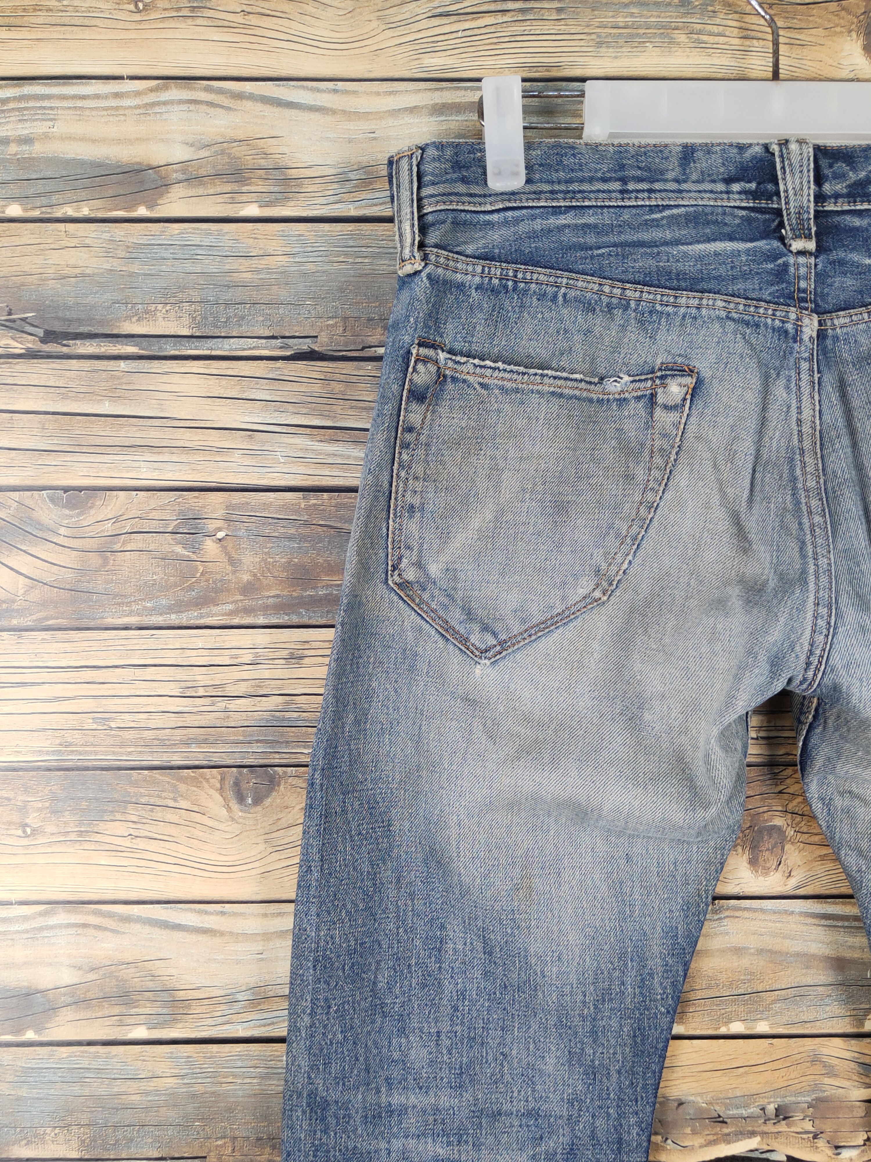Spellbound 90' Spellbound japan Distressed Ripped denim Jeans #W1705 DL Size US 30 / EU 46 - 8 Thumbnail