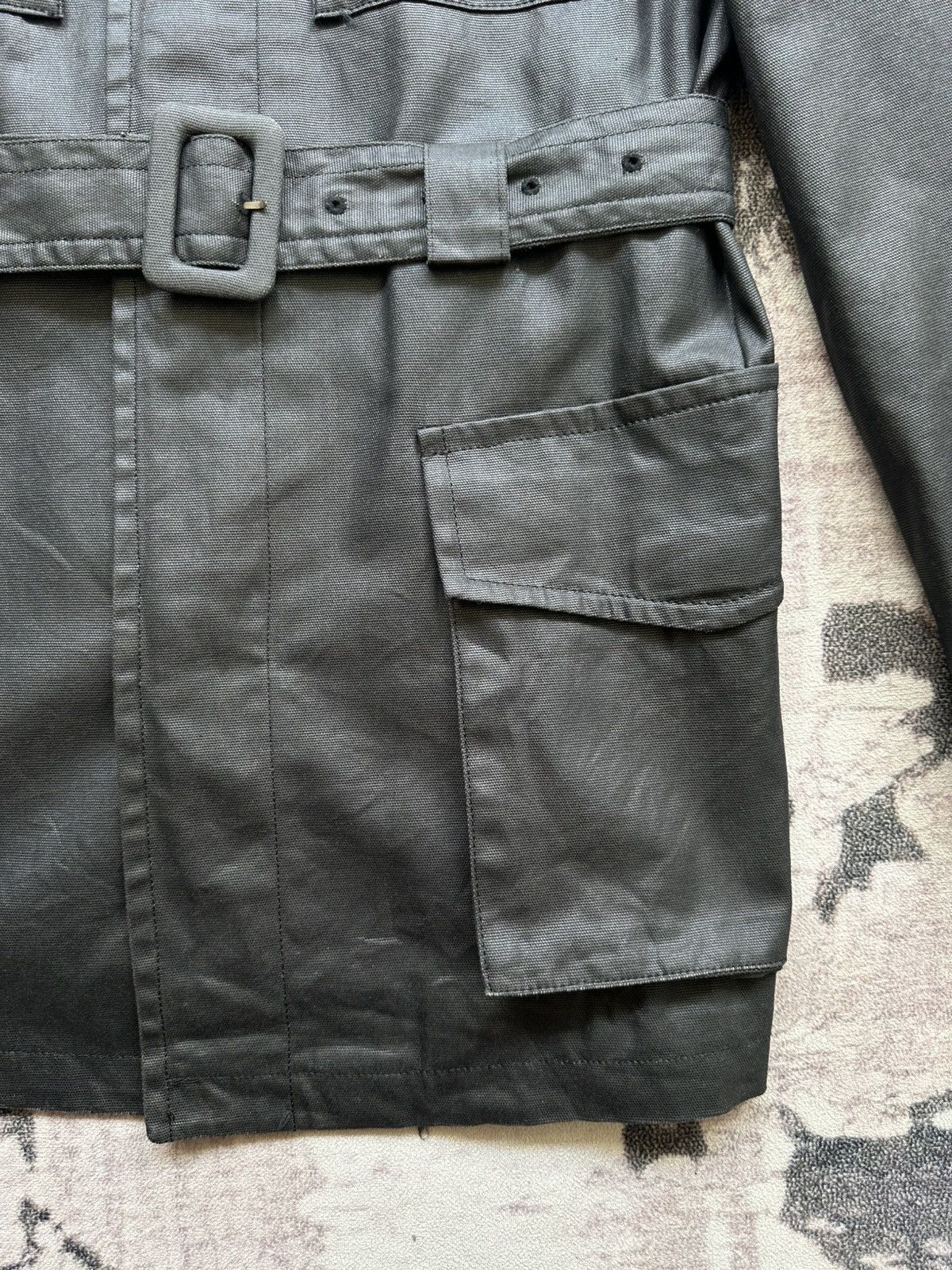 JUN MEN 80’s Junmen waxed trench coat Size US M / EU 48-50 / 2 - 9 Thumbnail
