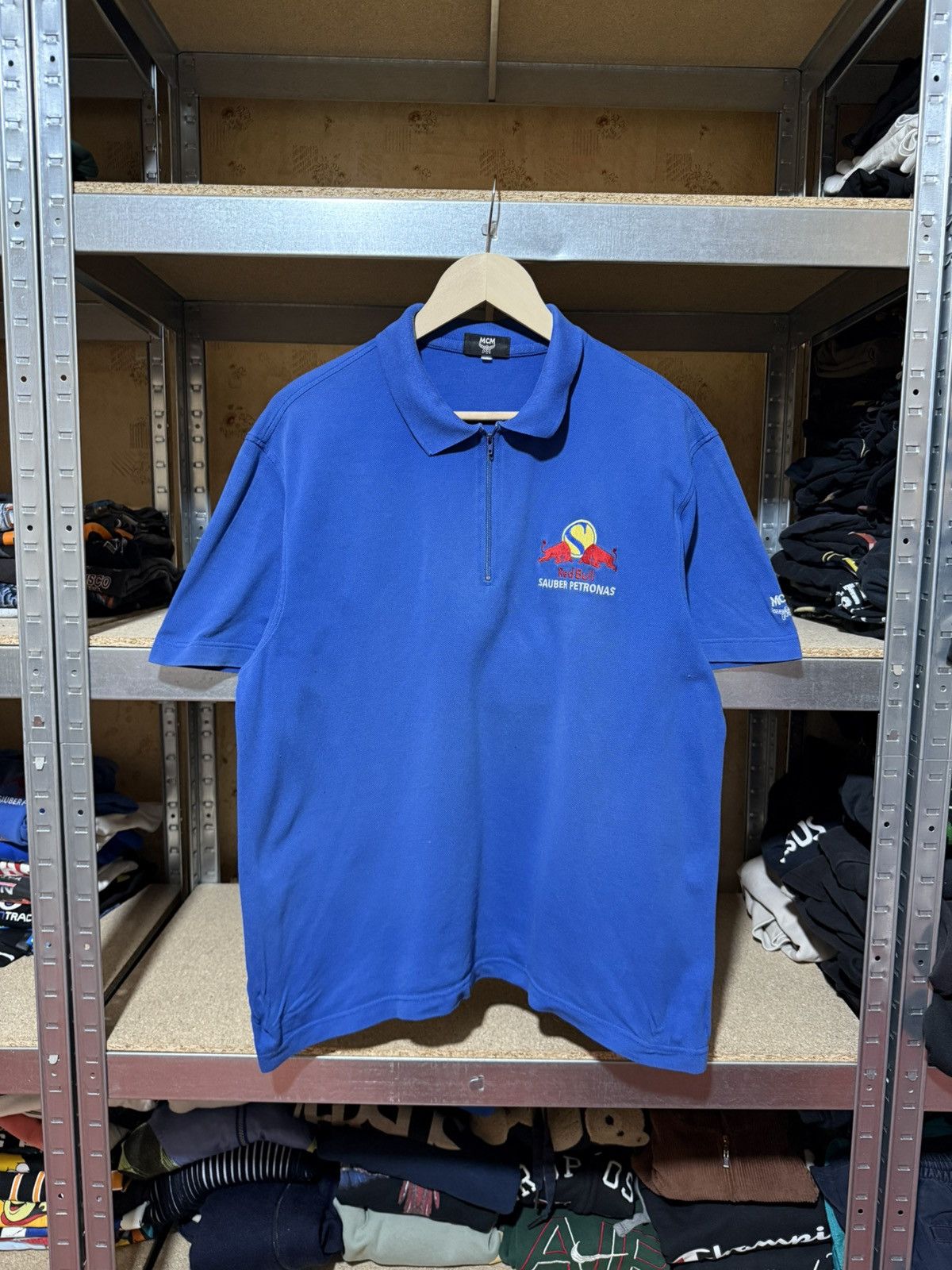 Formula 1 × Red Bull Rare 90’s Red Bull Sauber Petronas MCM Racing F1 Polo Tee Size US XL / EU 56 / 4 - 1 Thumbnail