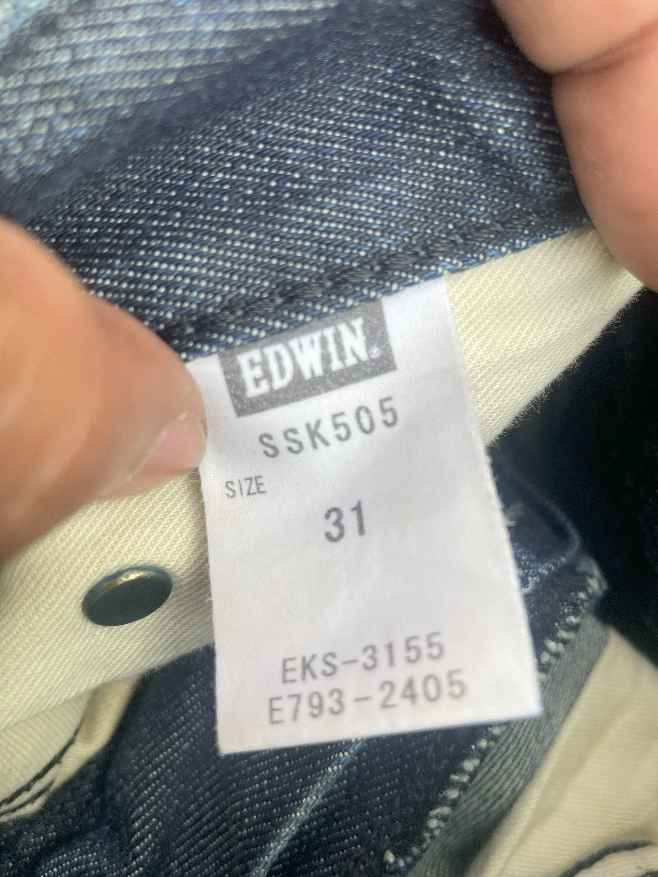 Edwin Vintage Edwin SKK505 Redline Distresed Denim Size US 34 / EU 50 - 15 Thumbnail