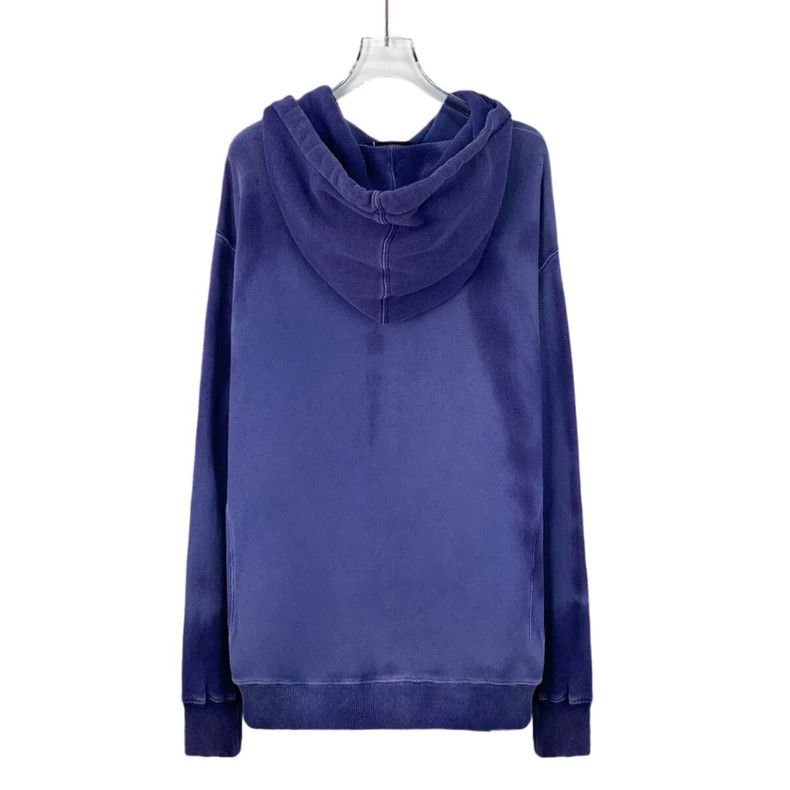 Gucci Gucci Blue logo letter print washed old cotton hooded draw Size US S / EU 44-46 / 1 - 2 Thumbnail