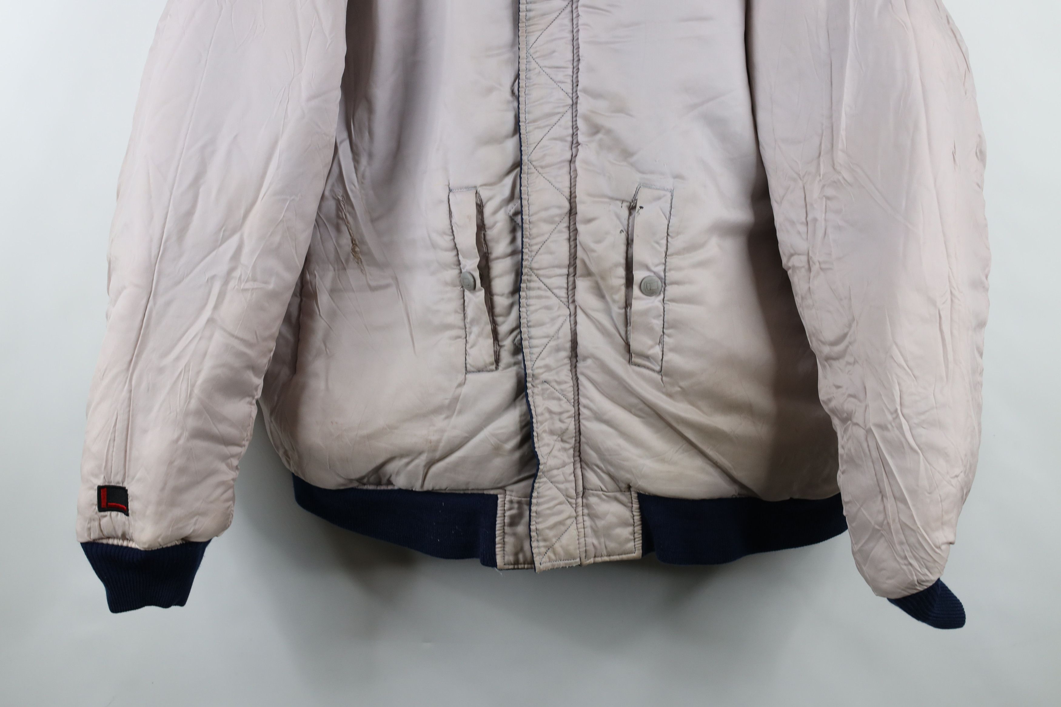 Fubu × Vintage Vintage 90s Fubu Spell Out Reversible Military Bomber Jacket Size US XL / EU 56 / 4 - 15 Thumbnail