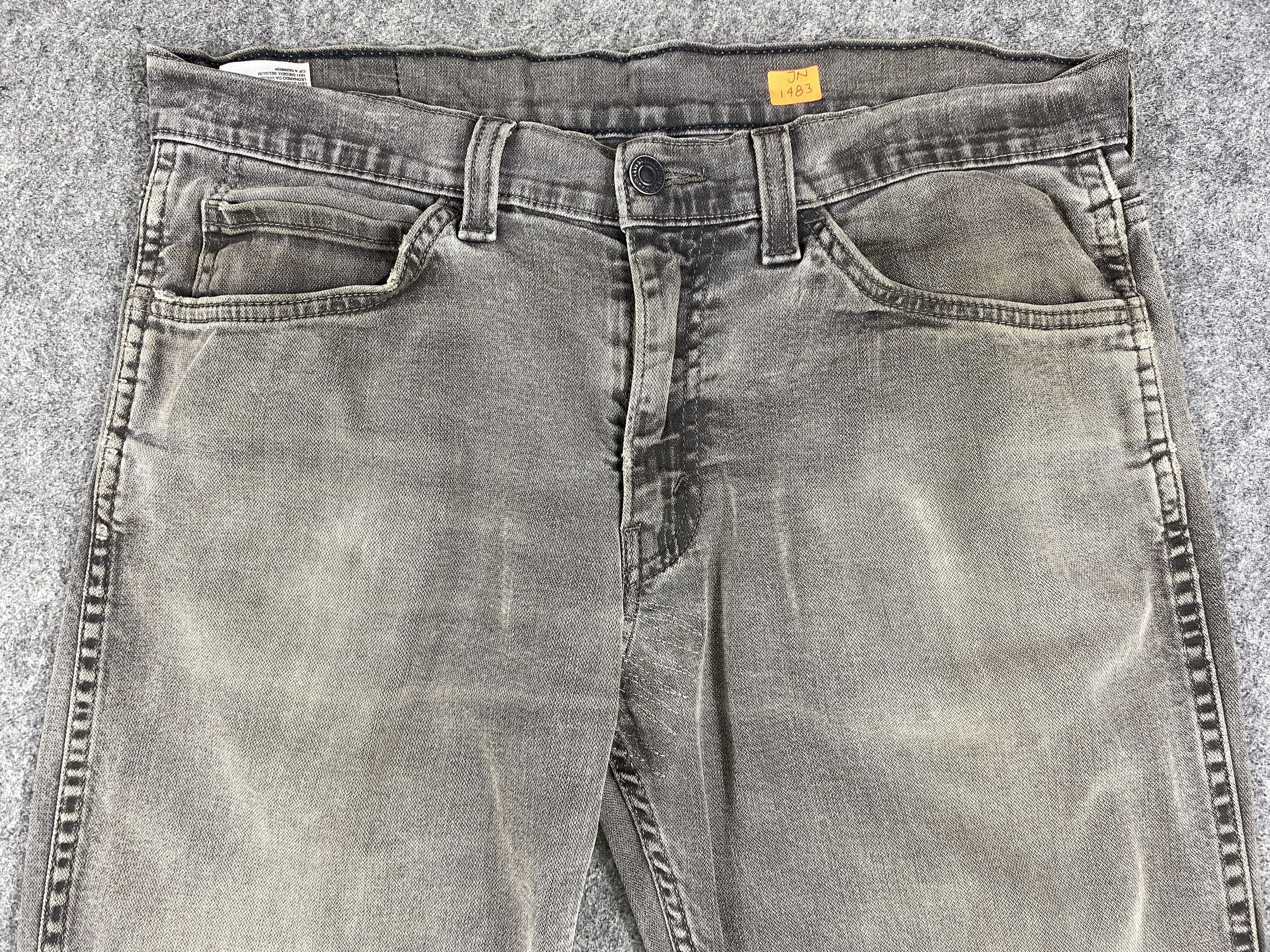 Levi's Distressed Black Levi's Jeans 33x33 Denim -JN1483 Size US 33 - 3 Thumbnail