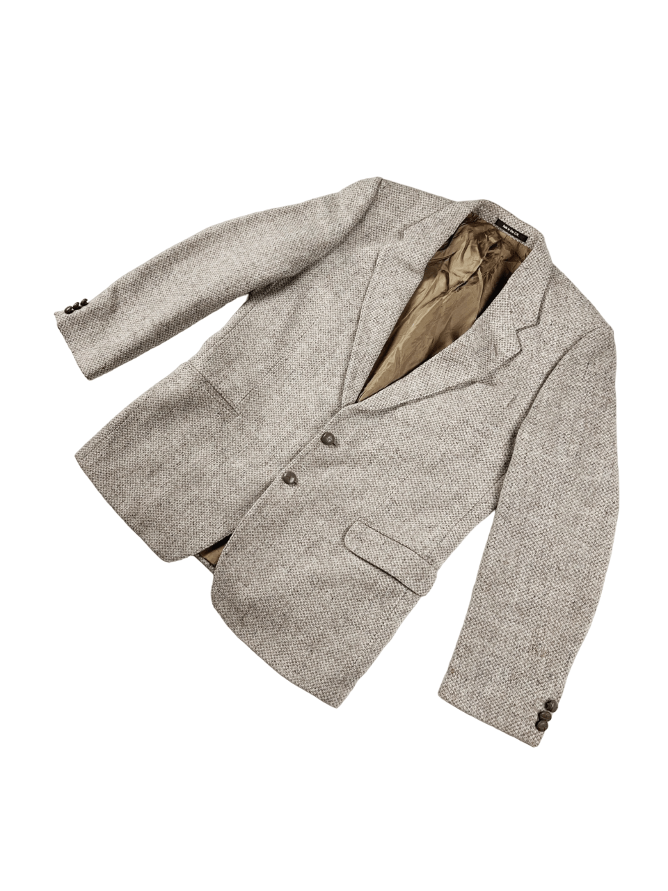 Harris Tweed × Vintage Vintage Harris Tweed Wool Blazer M Size 48R - 9 Thumbnail