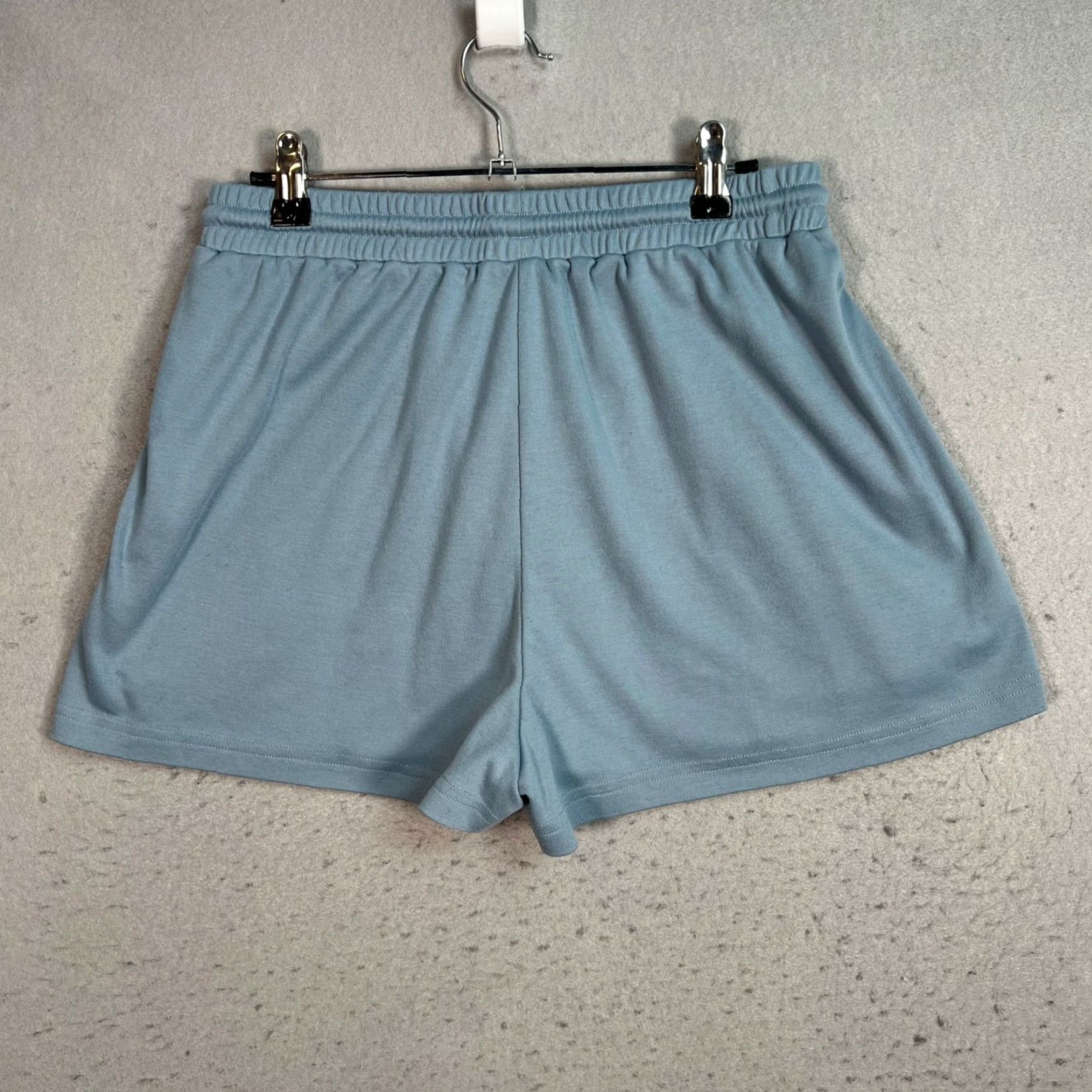 Cider VINTAGE Cider Women's Casual Athletic Pull-On Shorts Size Large Blue 28in Waist Elastic Pockets Size 36" / US 14 / IT 50 - 2 Thumbnail