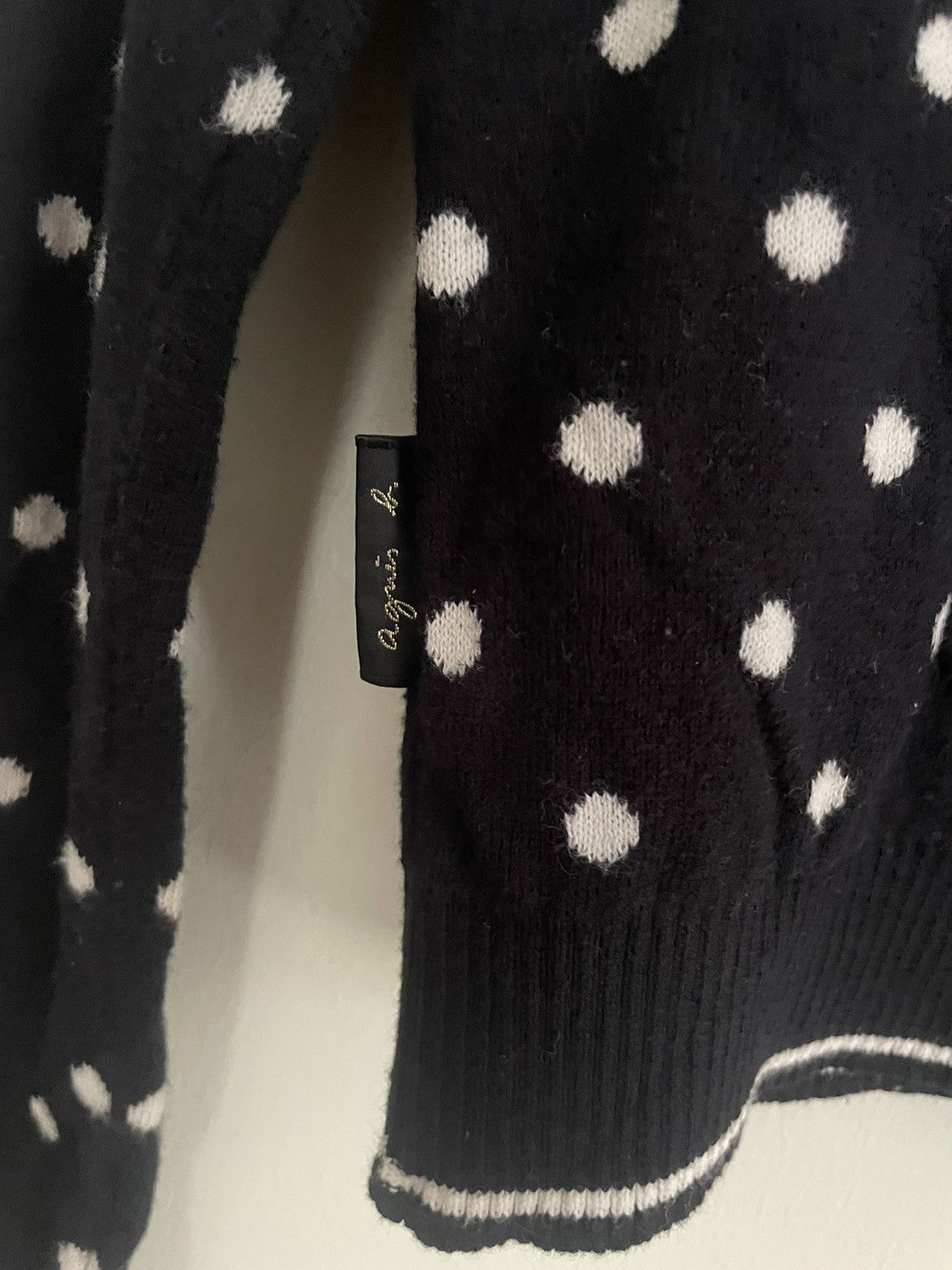 agnes b. To Agnes B. by Agnes B. Polkadot Sweater Size ONE SIZE - 4 Thumbnail