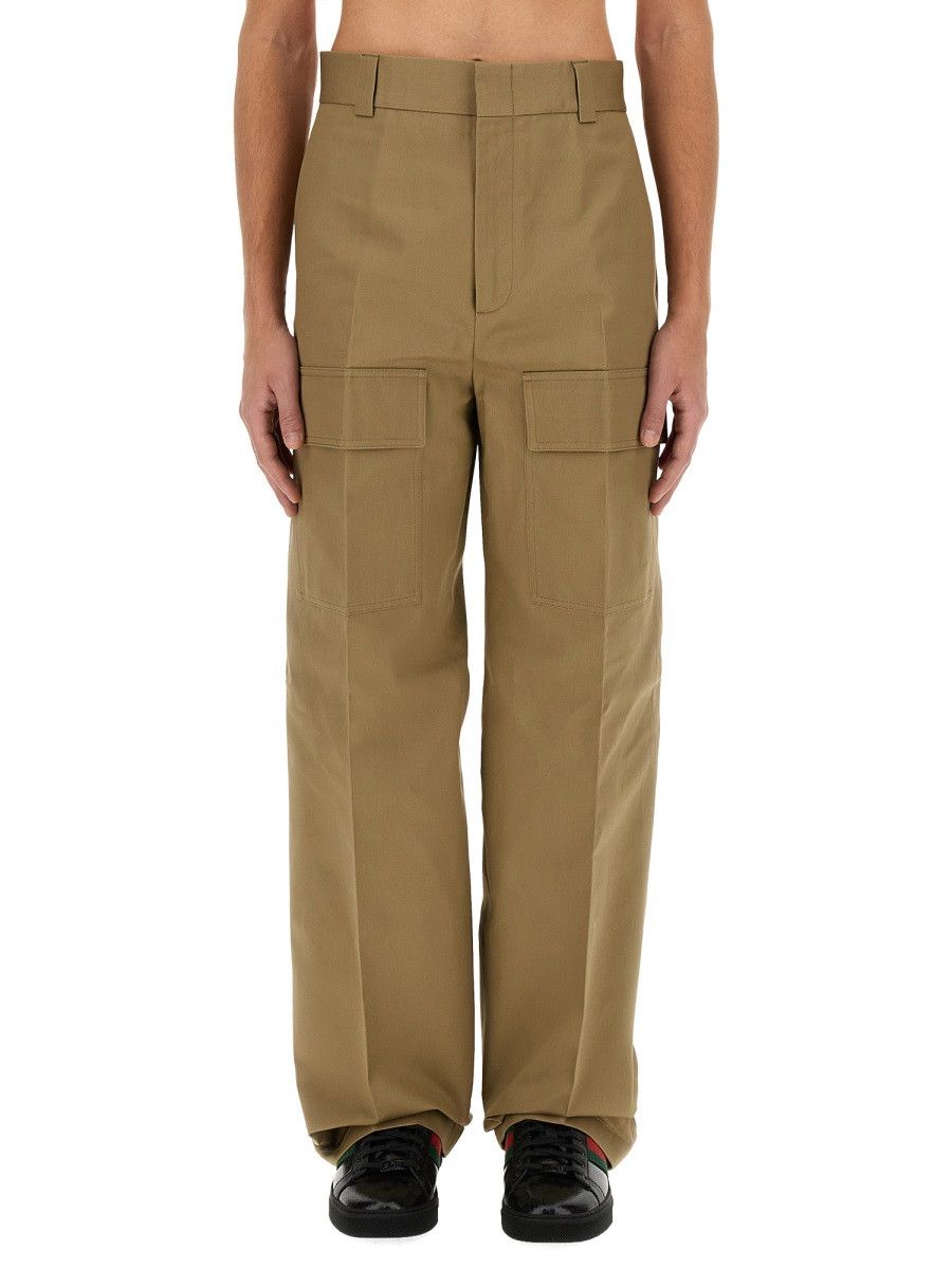 Gucci GUCCI CARGO PANTS - BEIGE (IT 48) Size US 32 / EU 48 - 1 Thumbnail