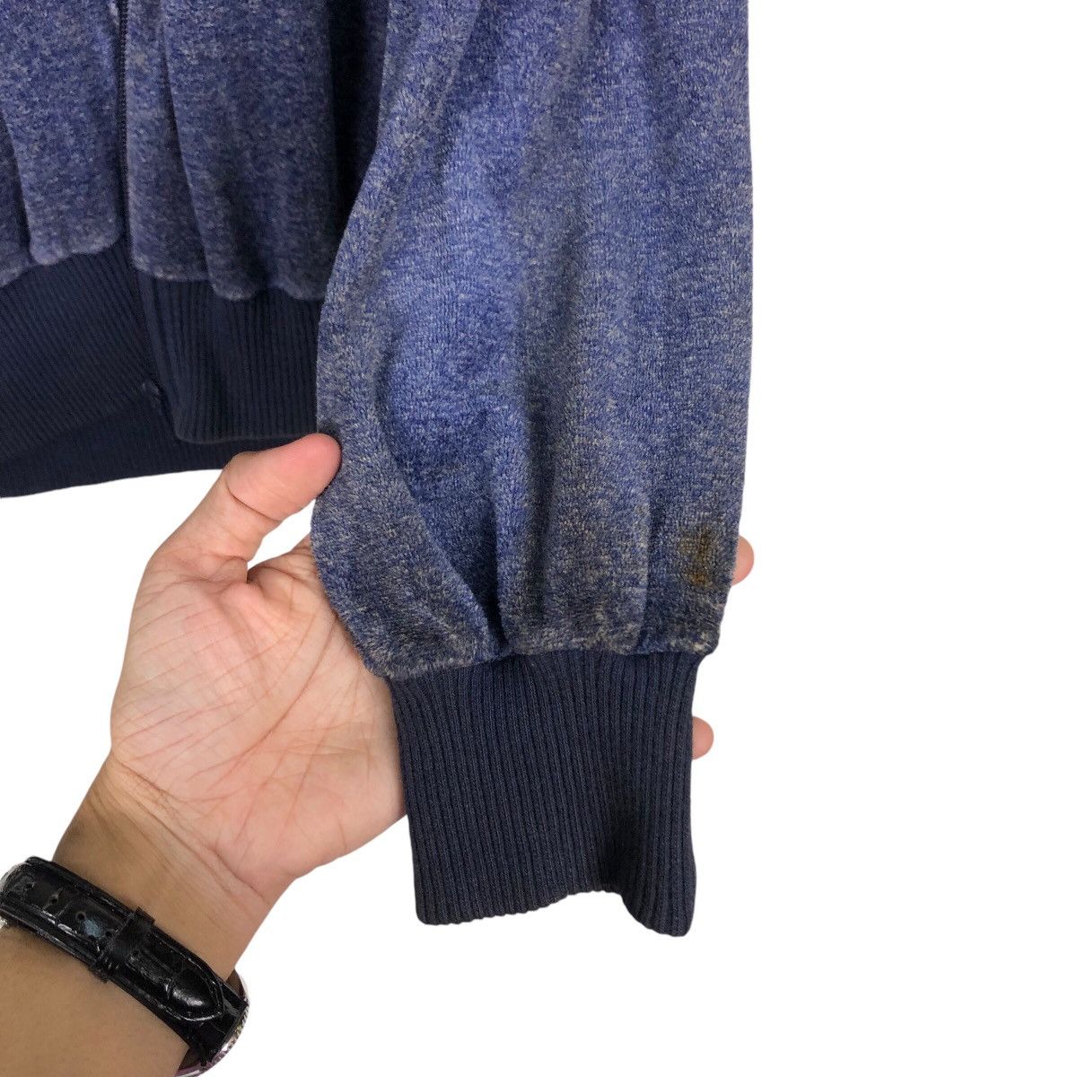 Japanese Brand 📌Vintage Velvet Jacket Made in Western Germany Opti Zipper Size US M / EU 48-50 / 2 - 17 Thumbnail