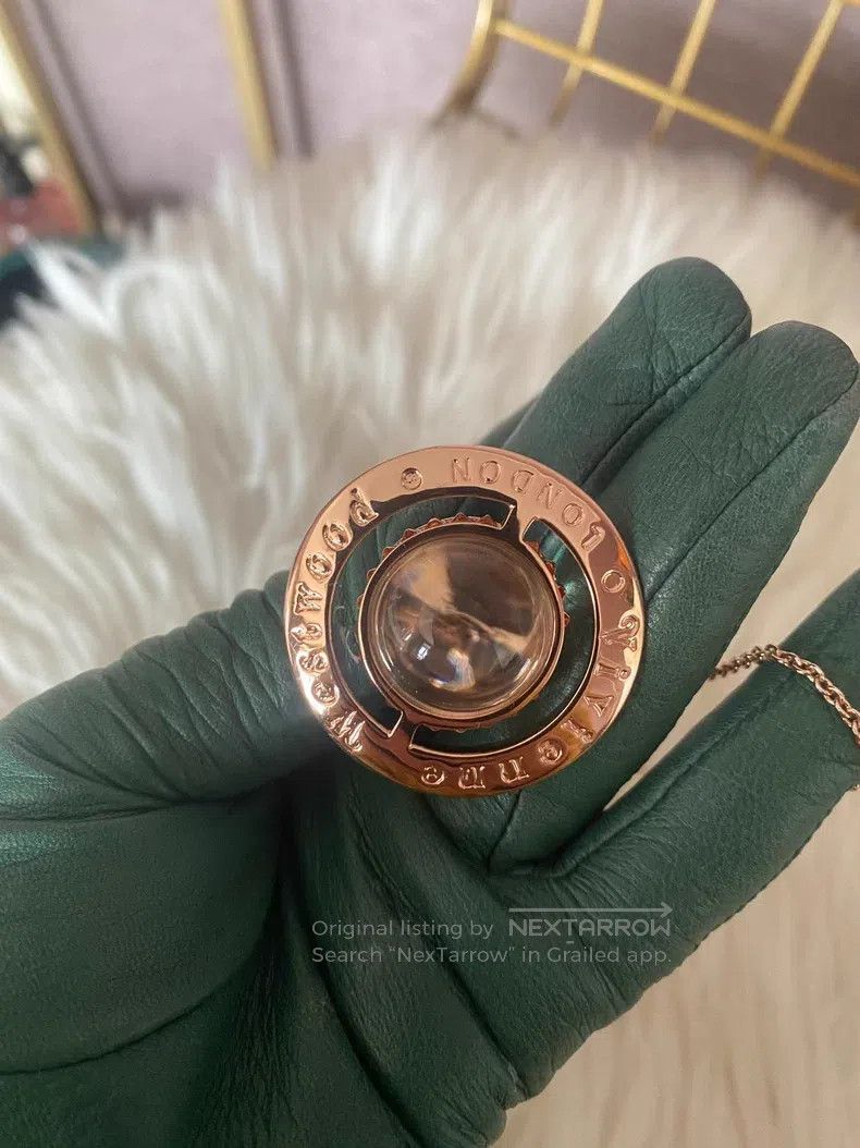 Vivienne Westwood Vivienne Westwood Large pink pina necklace orb necklace Size ONE SIZE - 3 Thumbnail