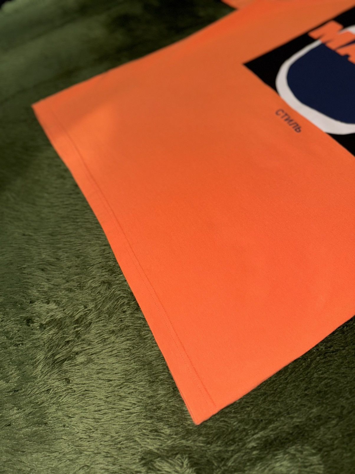 Heron Preston [M] Heron Preston “Martha” Graphic Loose Fit T-Shirt Orange Size US M / EU 48-50 / 2 - 11 Thumbnail