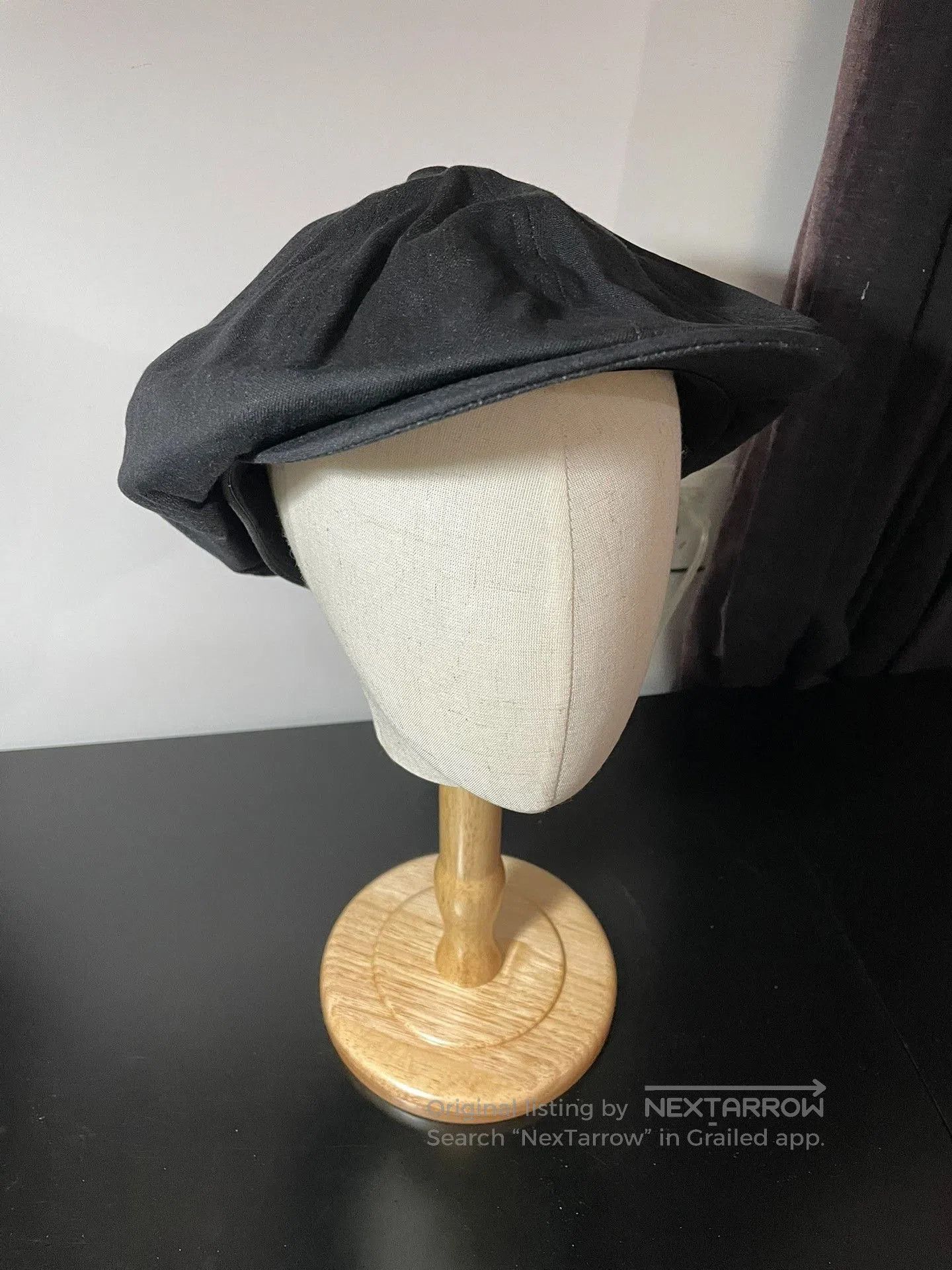 WEST RIDE West Ride Black Vintage Newsboy Cap. Size ONE SIZE - 5 Thumbnail