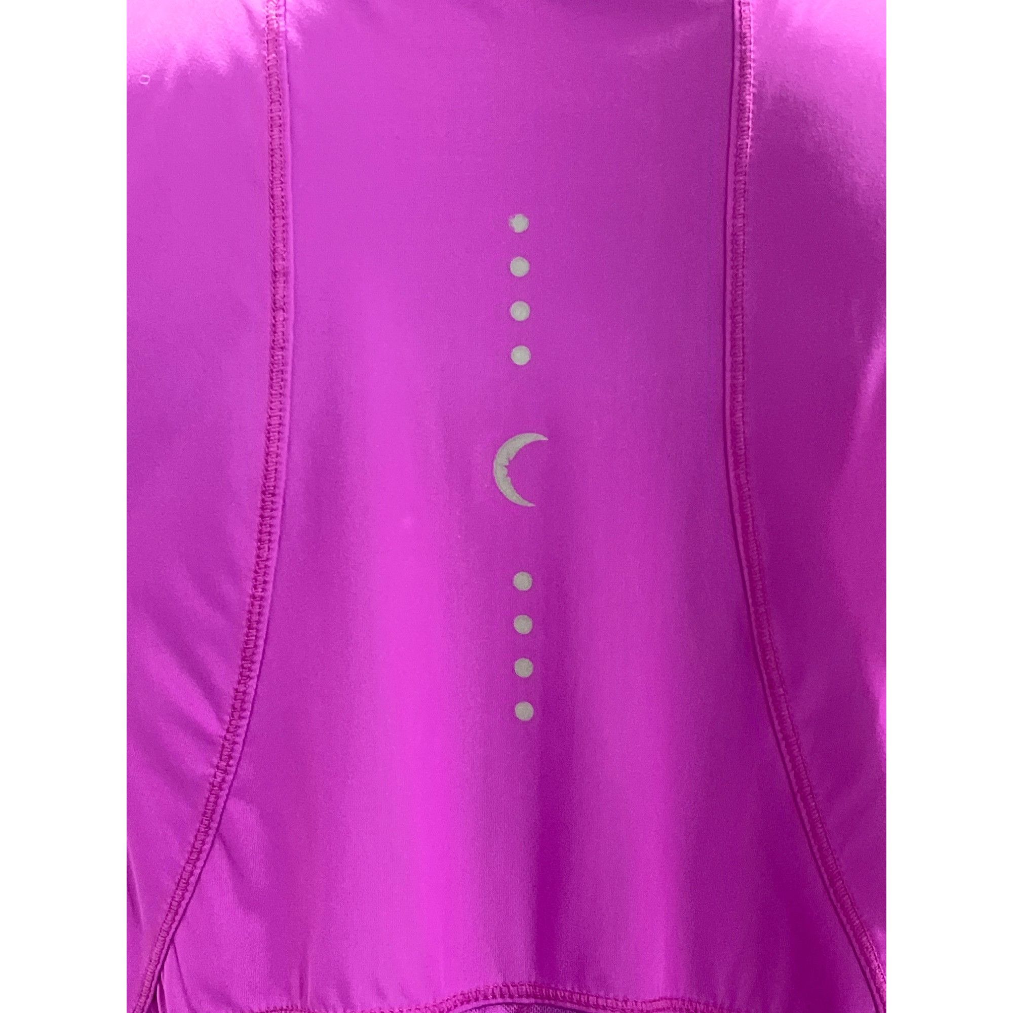Other Women's Purple Open-Back Tie Workout Tank Top Sheer Mesh Pan Size L / US 10 / IT 46 - 4 Thumbnail