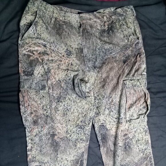 Mossy Oaks Mossy Oak Brush Camouflage Cargo Pants Hunting Size US 36 / EU 52 - 2 Thumbnail
