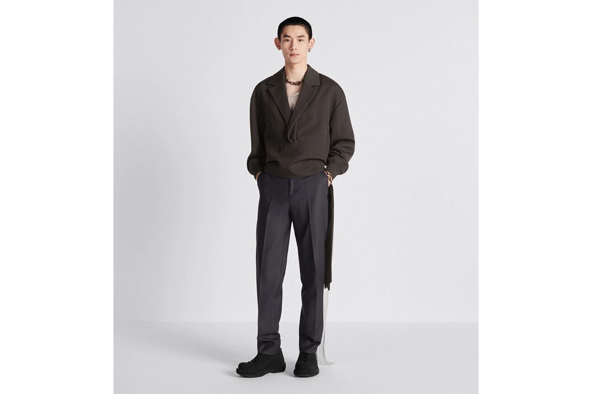 Dior o1bcso1str0125 Pants in Anthracite Grey Size US 32 / EU 48 - 4 Thumbnail