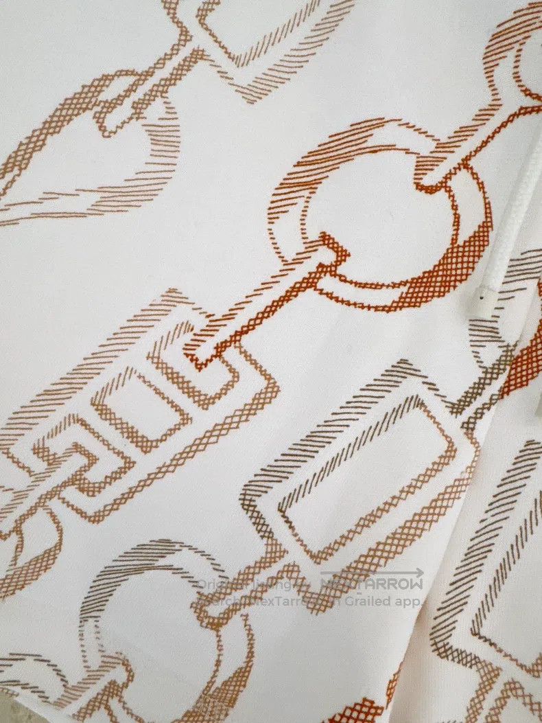 Hermes Hermes White drawstring sport shorts Size 42" / US 20 - 6 Thumbnail
