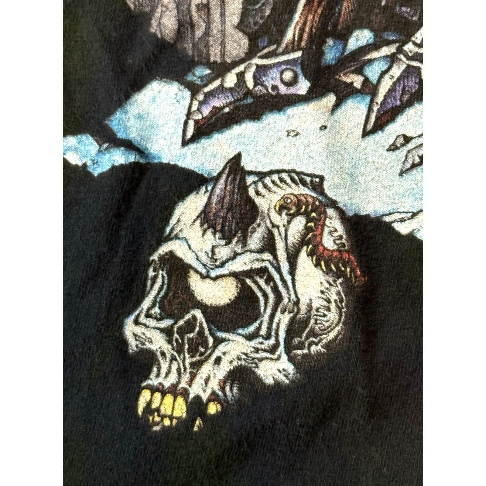 Vintage Mishka Shirt Small S Black Crew Neck Short Sleeve Lunar Scorpion Dinosaur Jr Art J Mascis MNWKA Vintage No Size US S / EU 44-46 / 1 - 7 Thumbnail