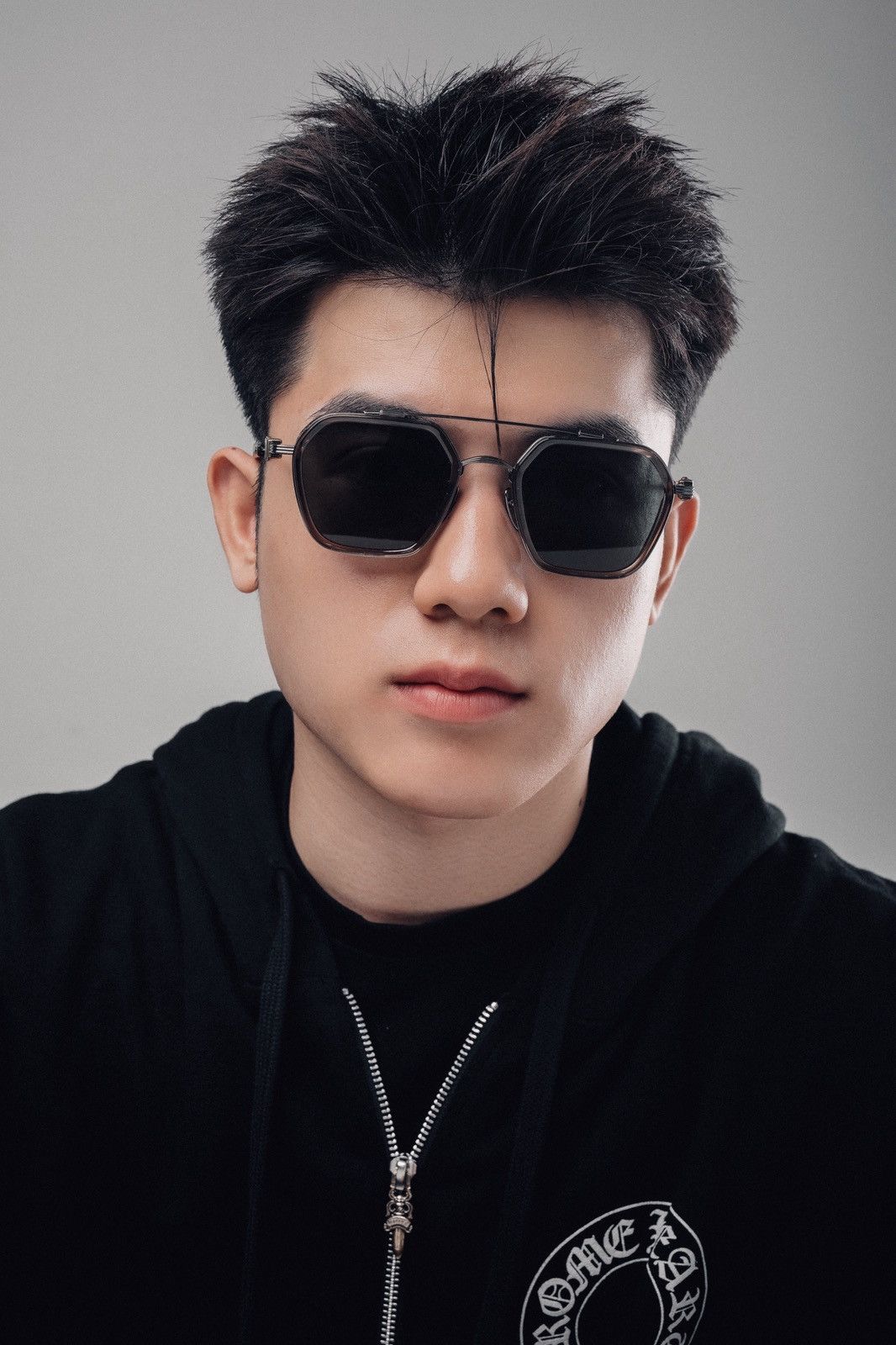 Chrome Hearts CHROME HEARTS HOTATION ARMY/GUNMETAL-ARMY SUNGLASSES Size ONE SIZE - 9 Thumbnail